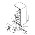 Amana BX22A2W-P1161606WW rollers/drain tub diagram