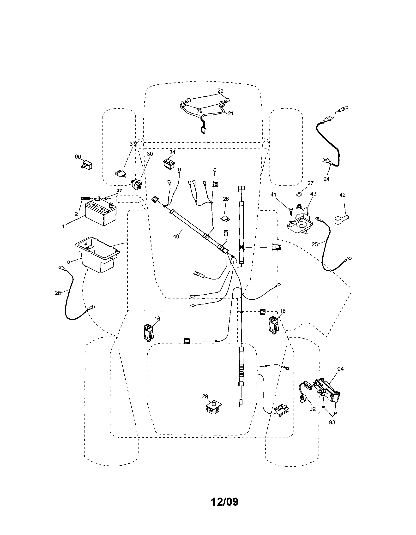 Craftsman 917254191 electrical diagram