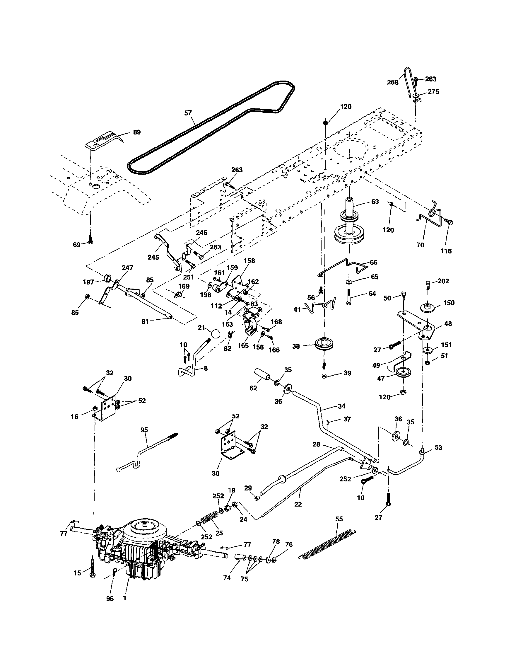 Craftsman 917254191 drive diagram