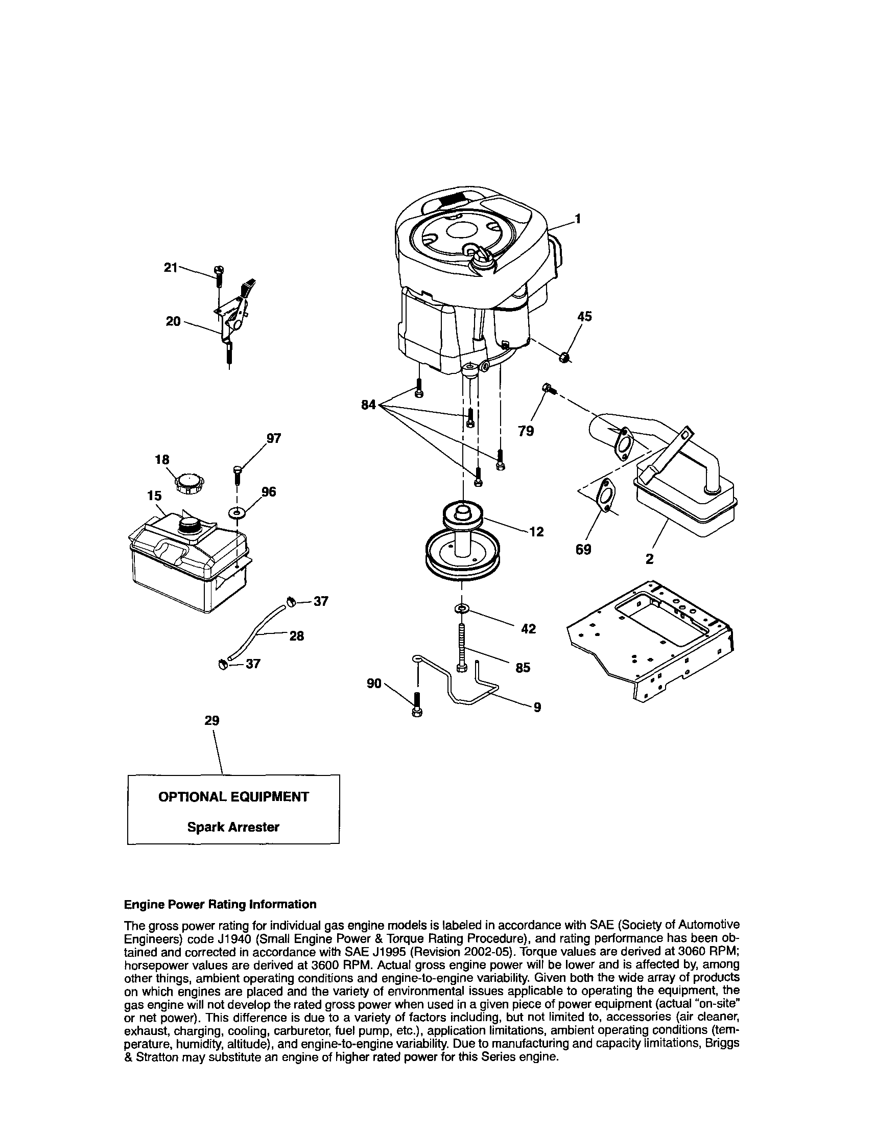 Craftsman 917254801 engine diagram