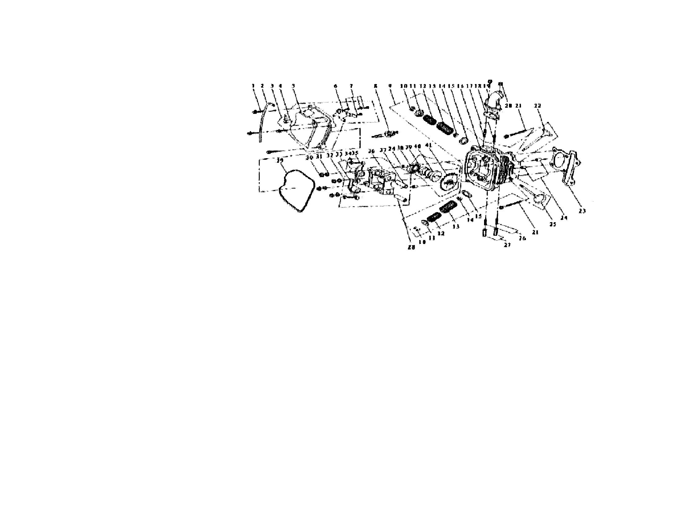 Baja RT50-R cylinder head diagram