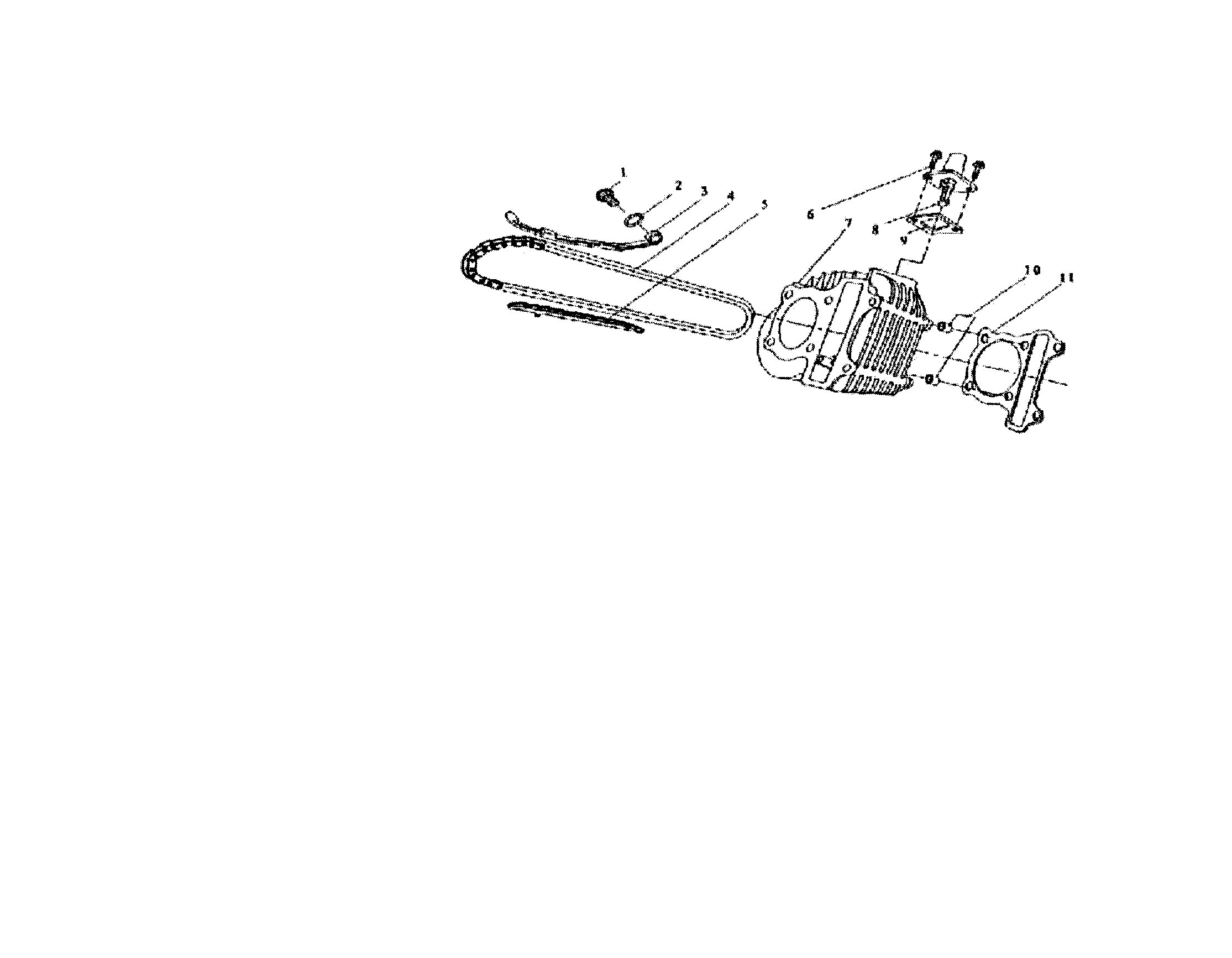 Baja RT50-R cylinder diagram