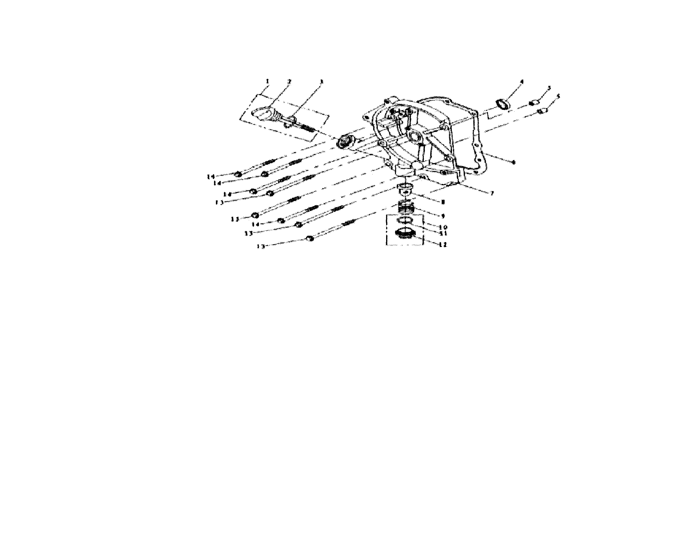 Baja RT50-R right cover crankcase diagram