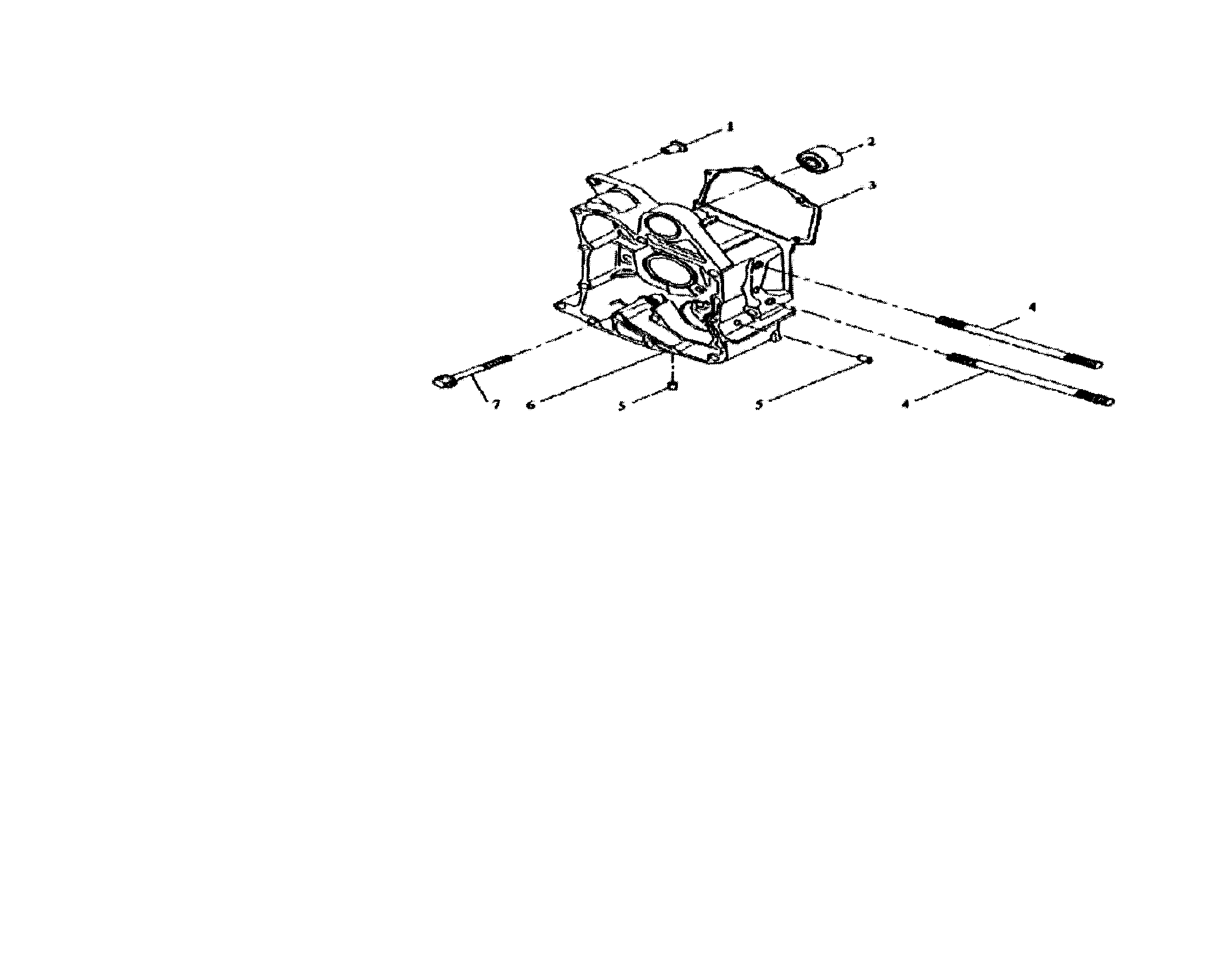 Baja RT50-R right crankcase diagram