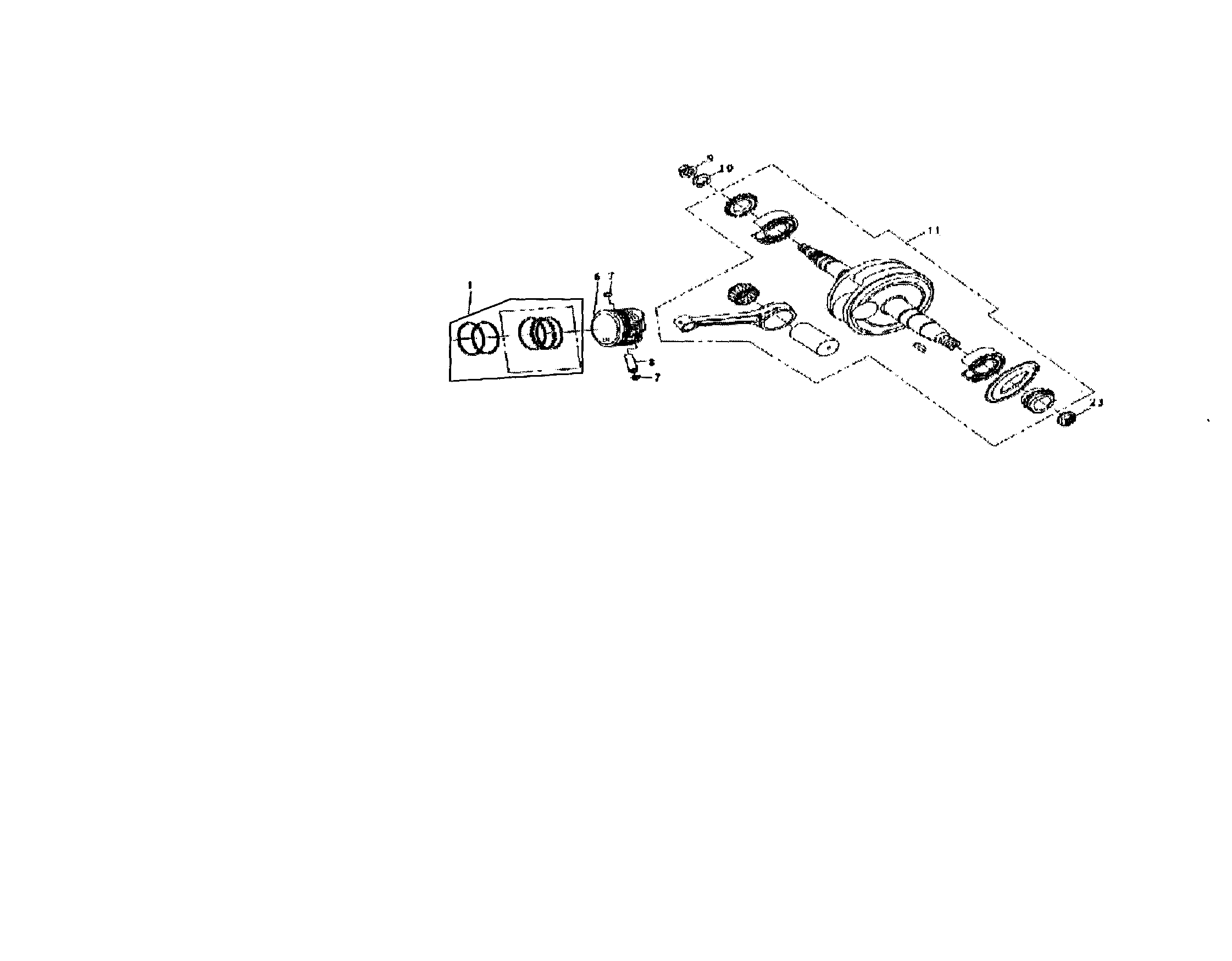 Baja RT50-R crankshaft diagram
