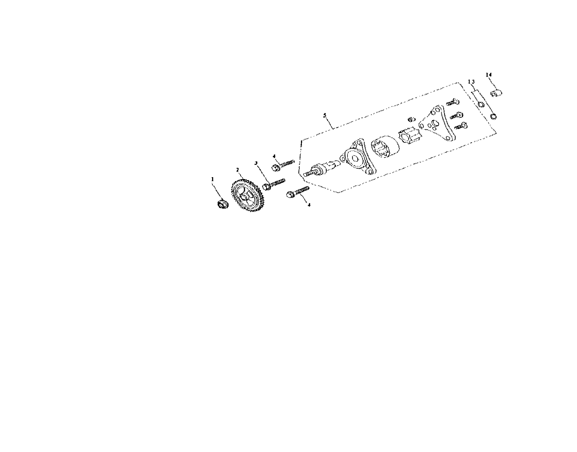 Baja RT50-R oil pump diagram