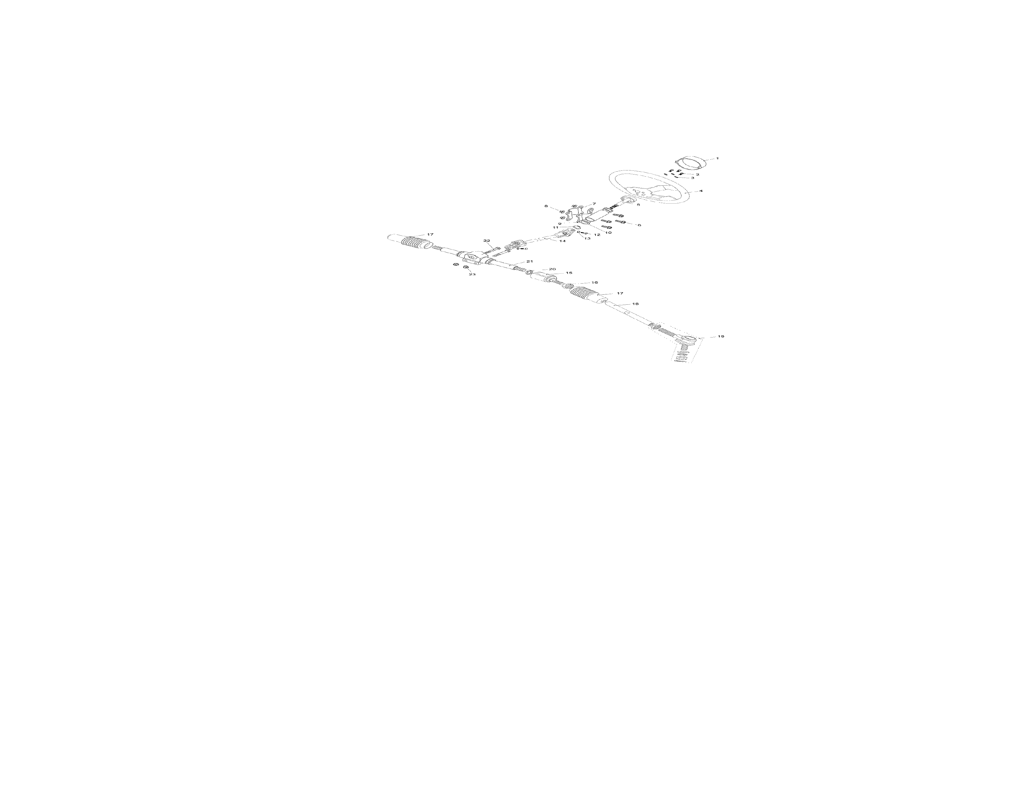 Baja BR150 steering diagram