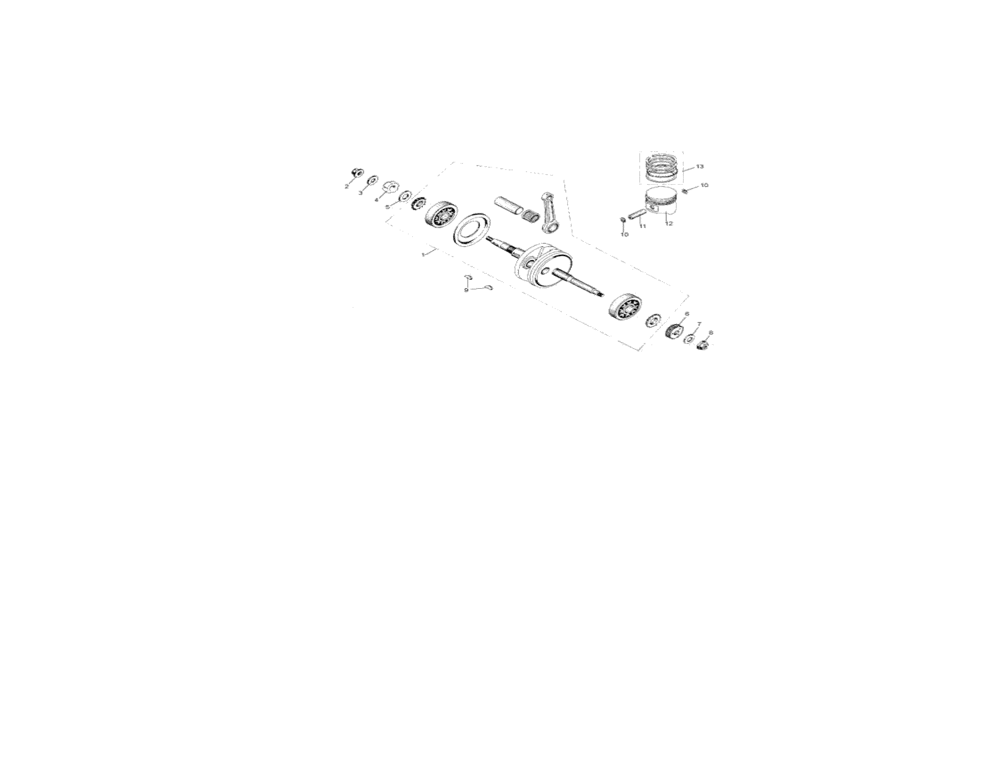 Baja BR150 crankshaft diagram