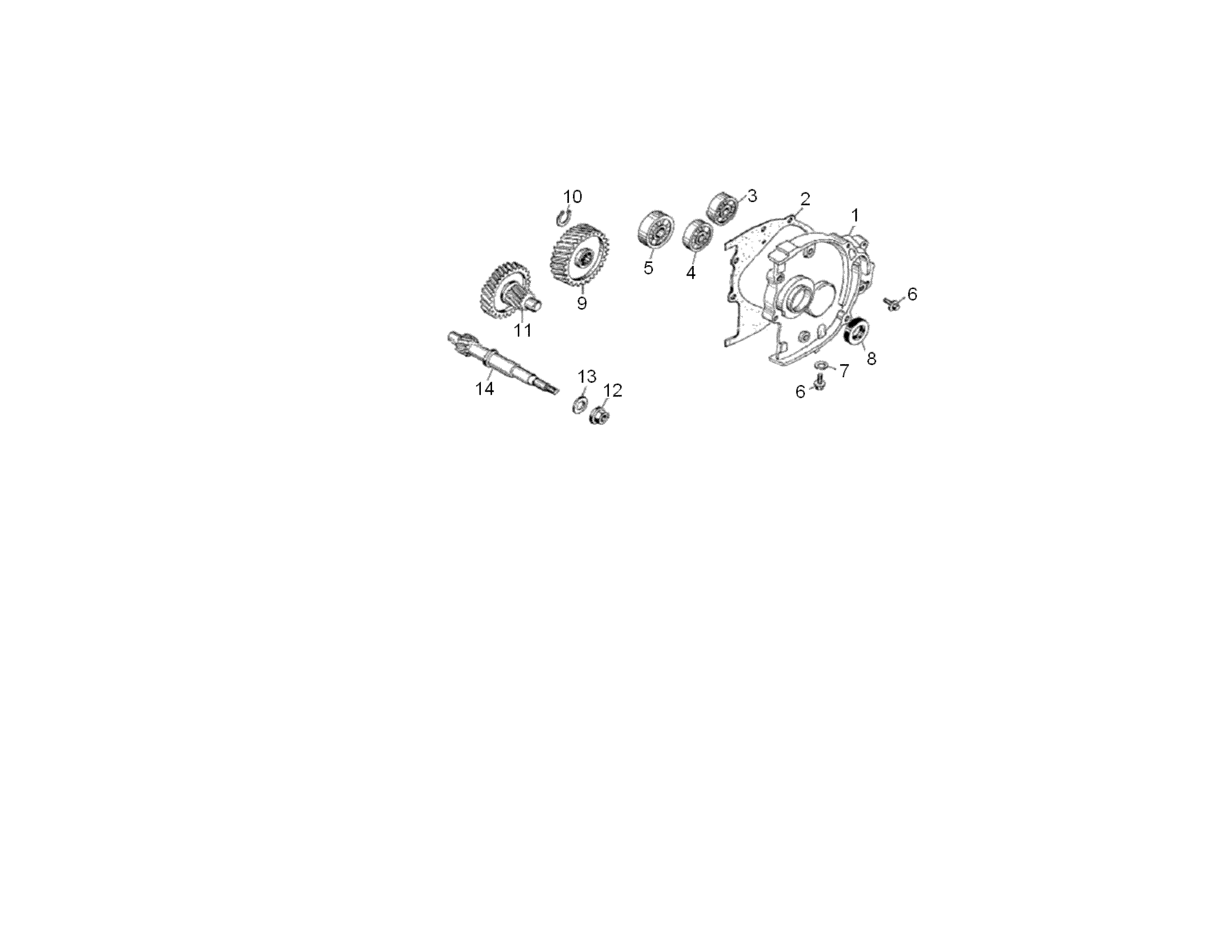 Baja BR150 transmission diagram