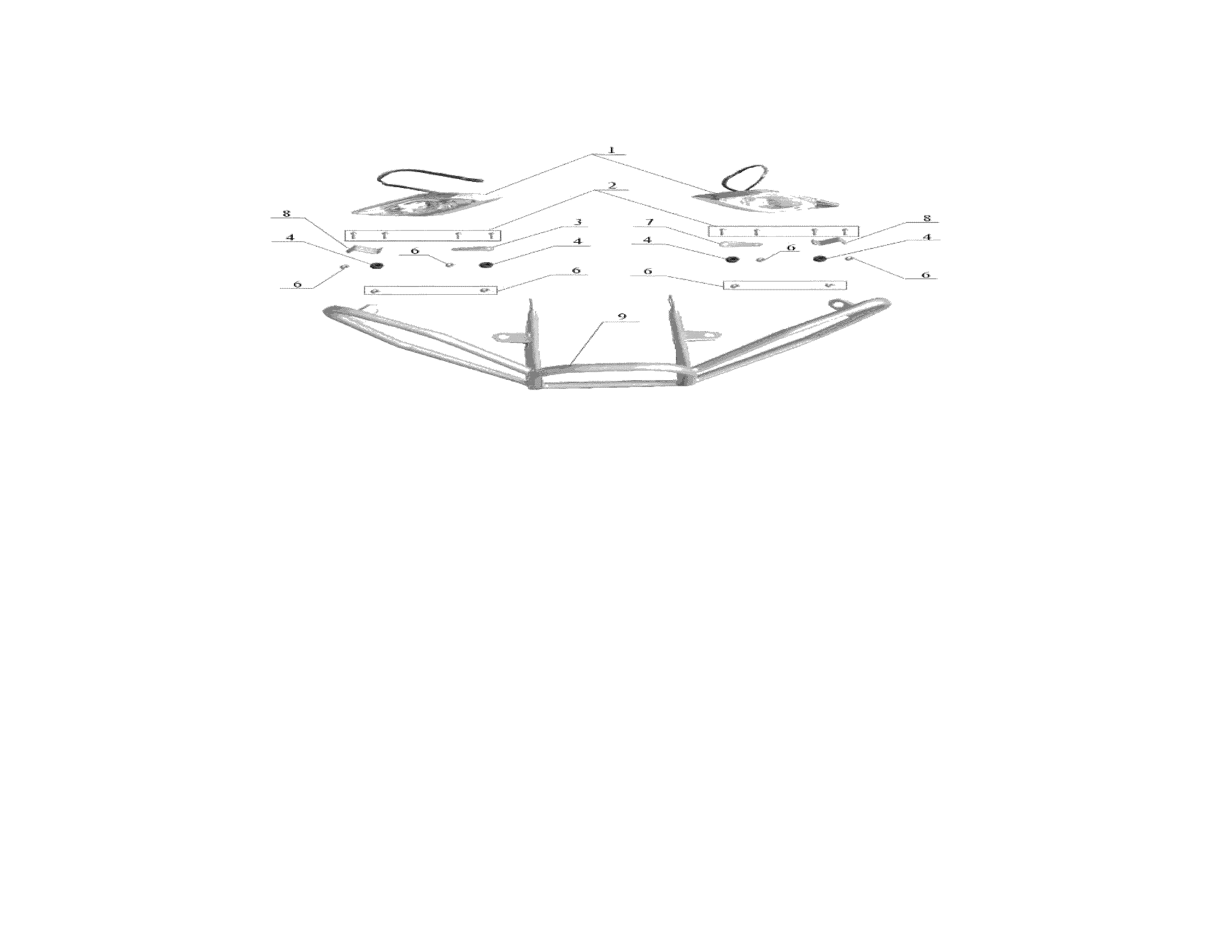 Baja WD90 front bumper diagram