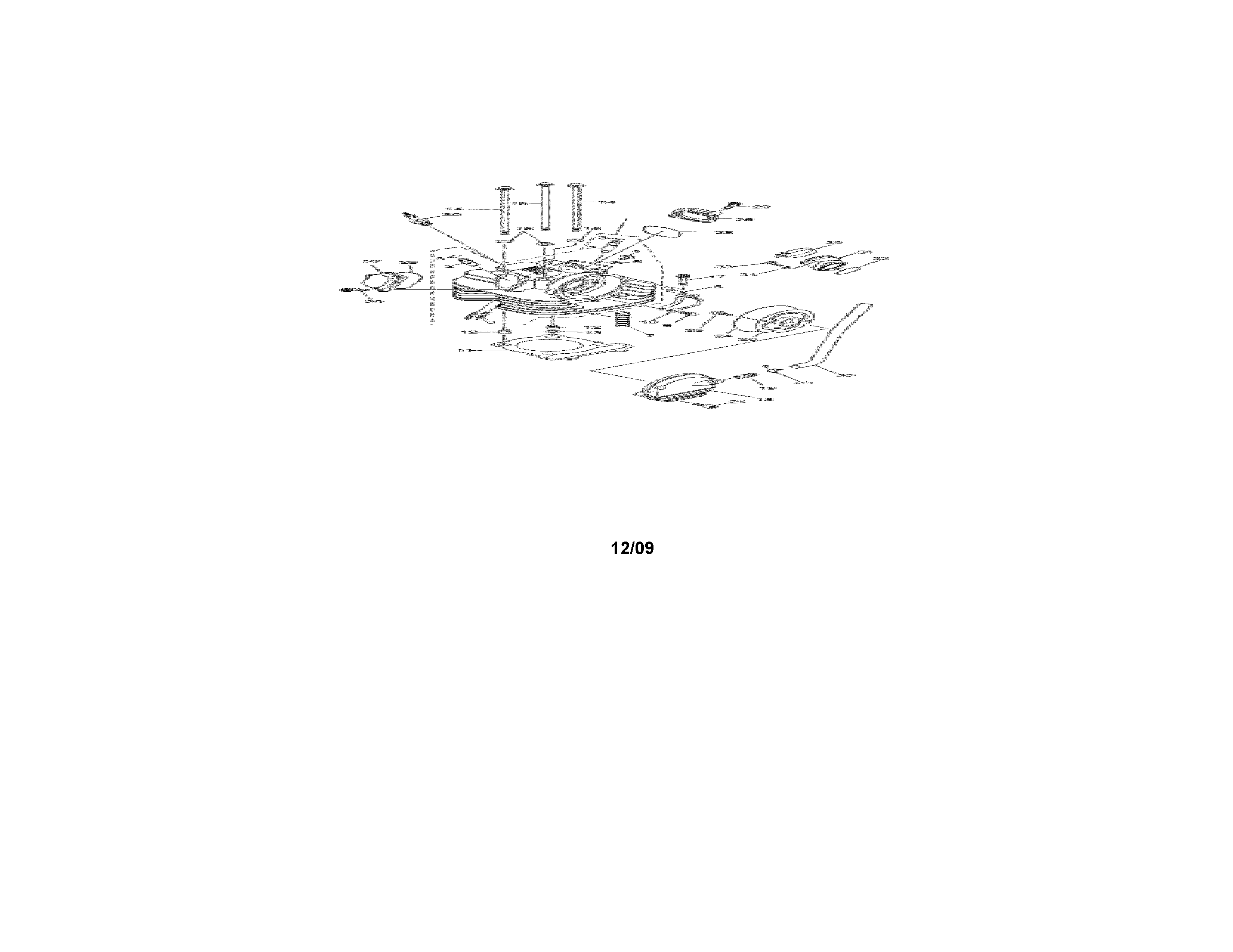 Baja WD400U-2 cylinder head diagram