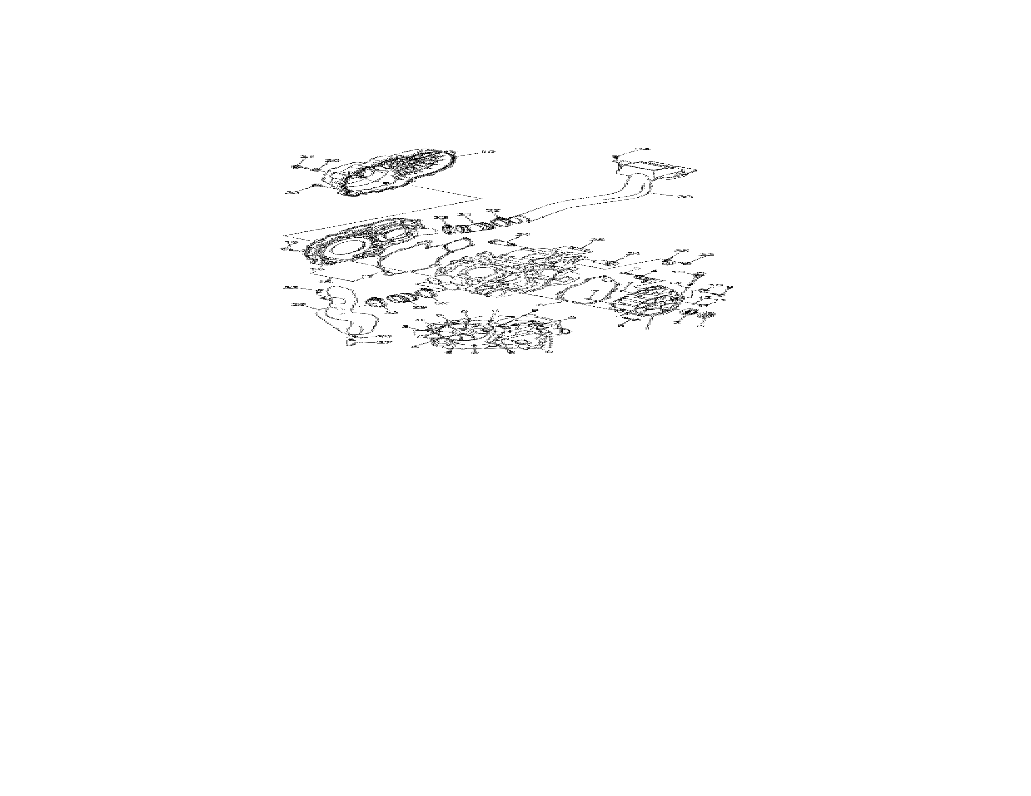 Baja WD400U-2 outer crankcase diagram