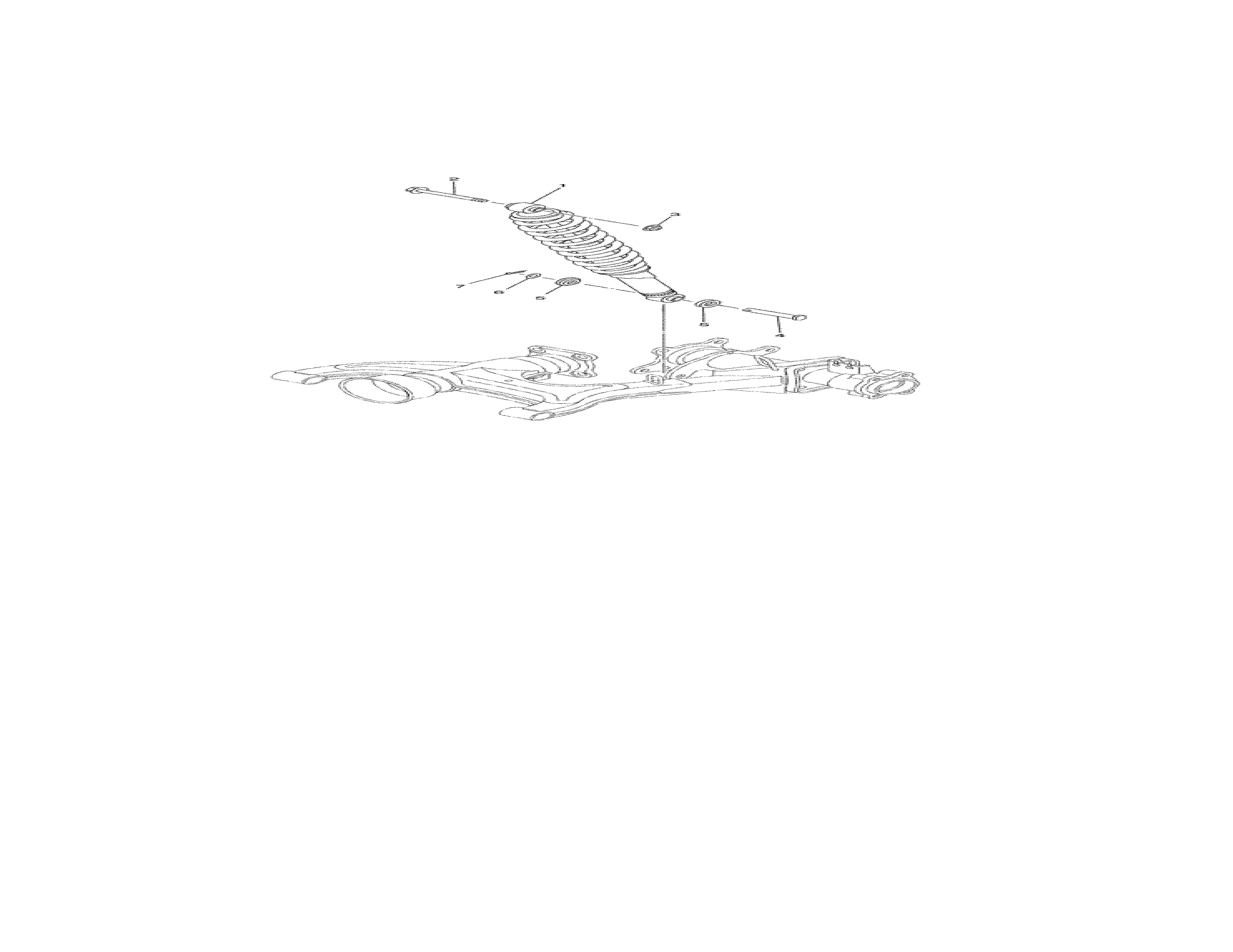 Baja WD400U-2 rear suspension diagram