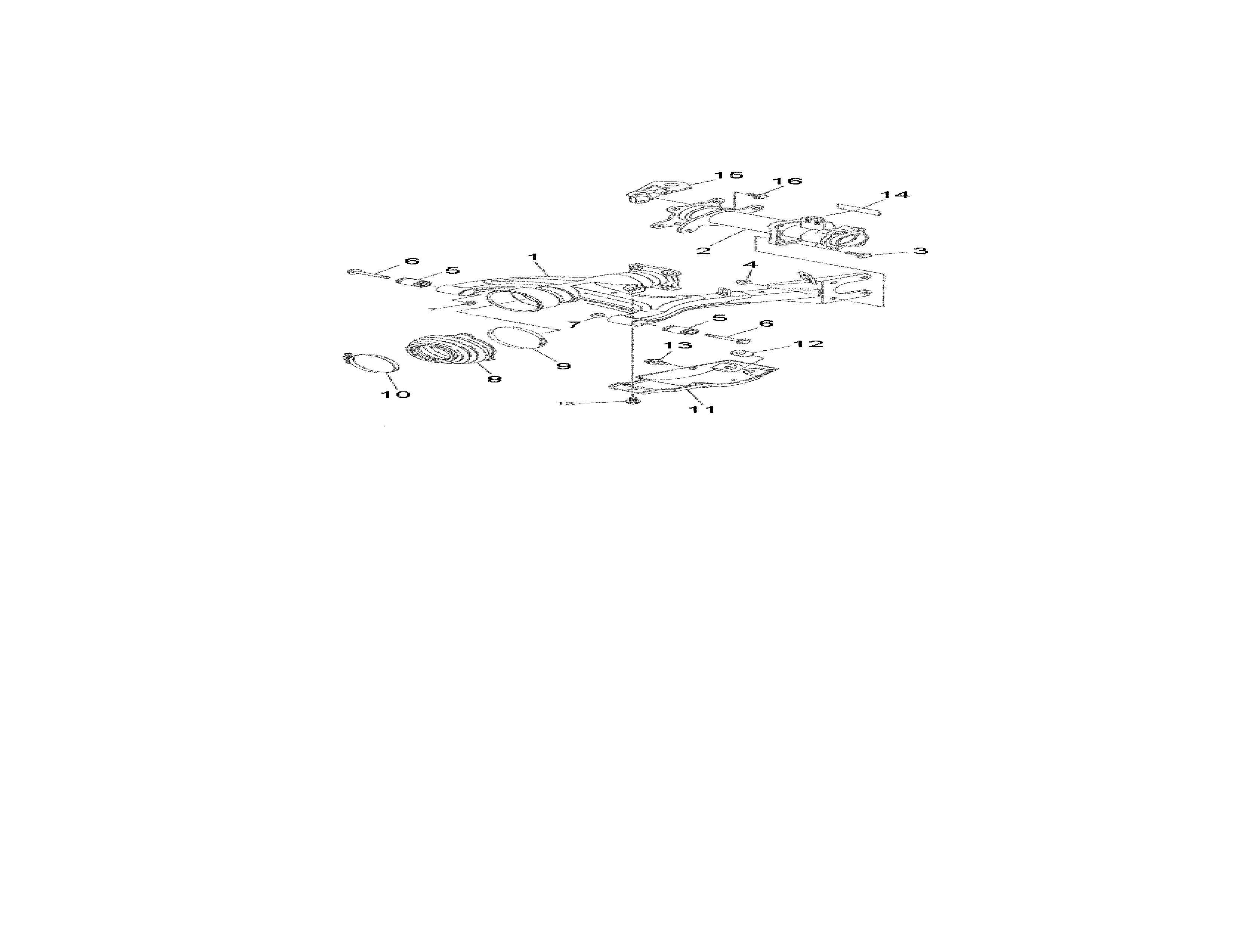 Baja WD400U-2 rear fork diagram