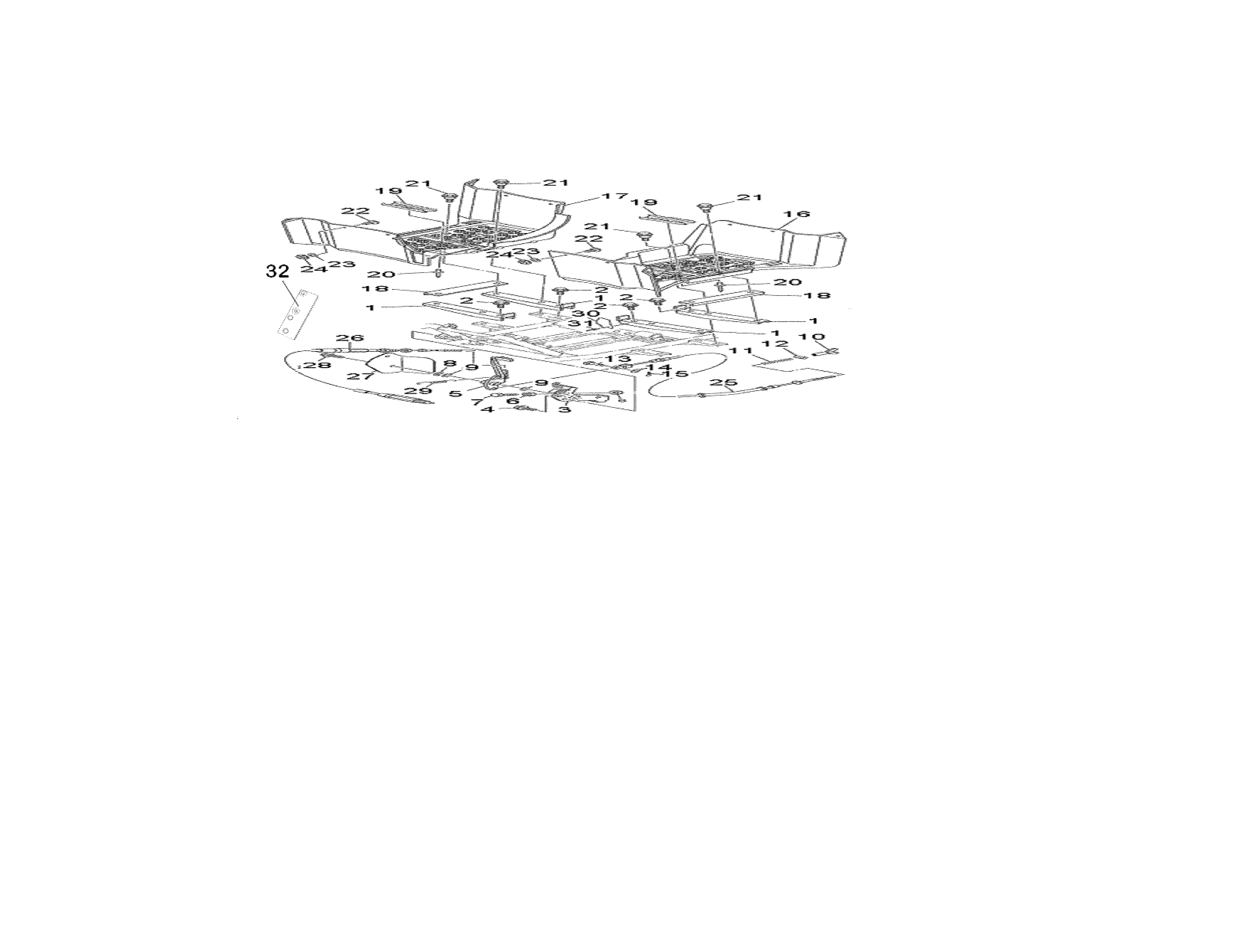 Baja WD400U-2 foot pedal diagram