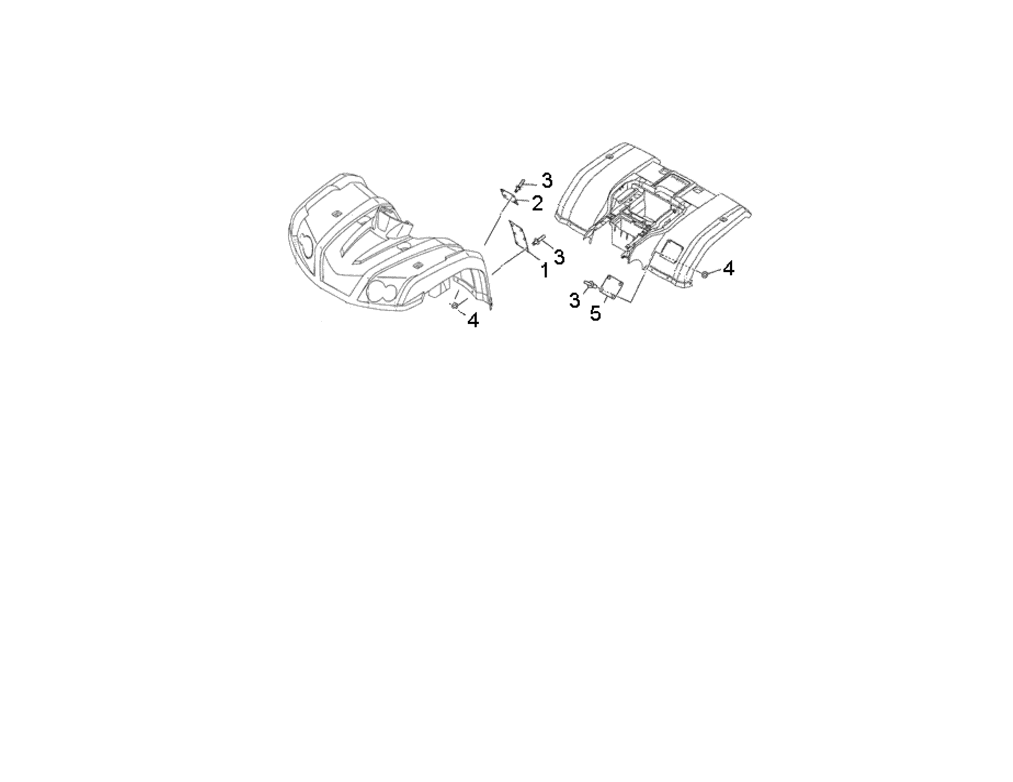 Baja WD400U-2 warning signs diagram