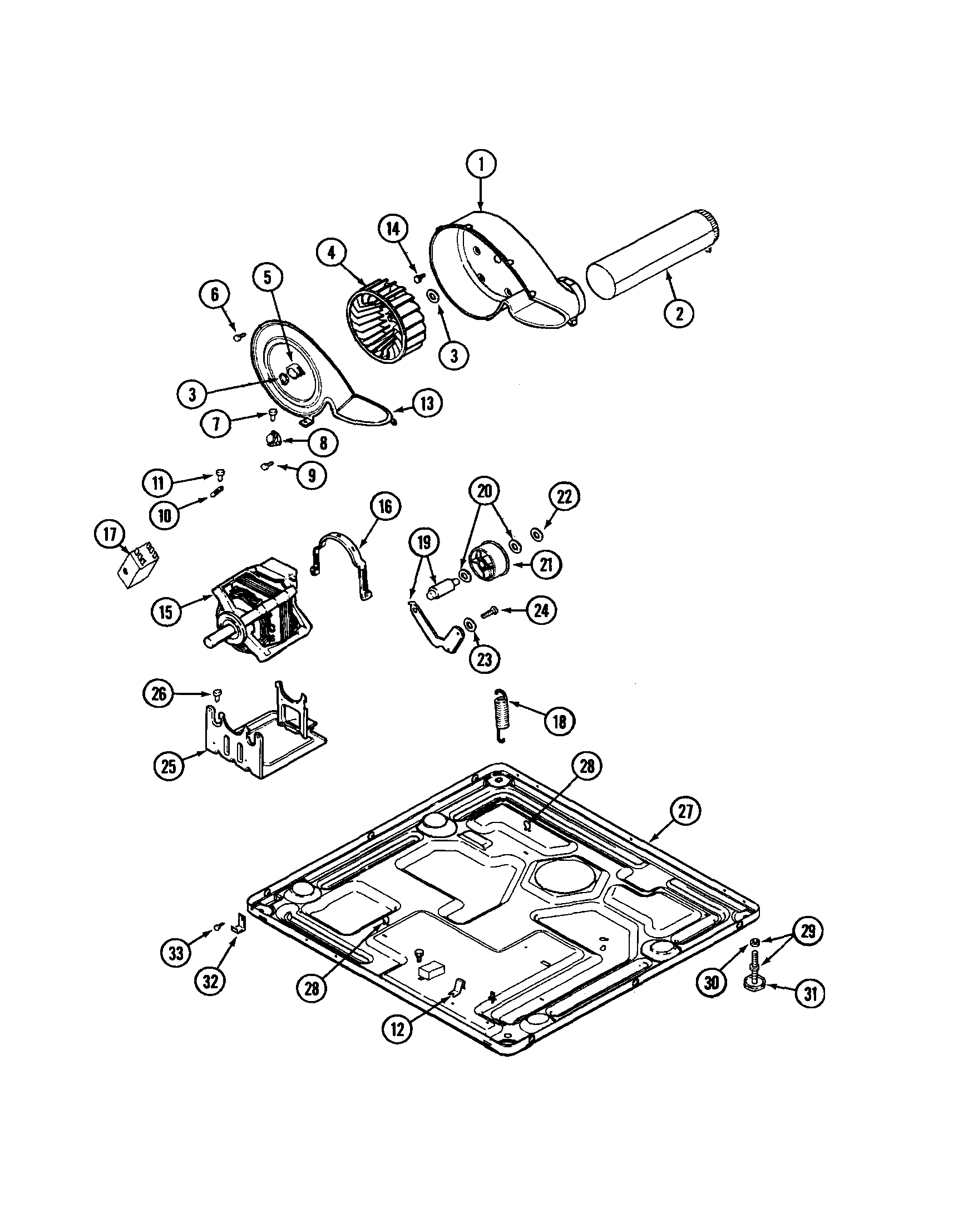 Maytag MDG8600AWW motor drive diagram