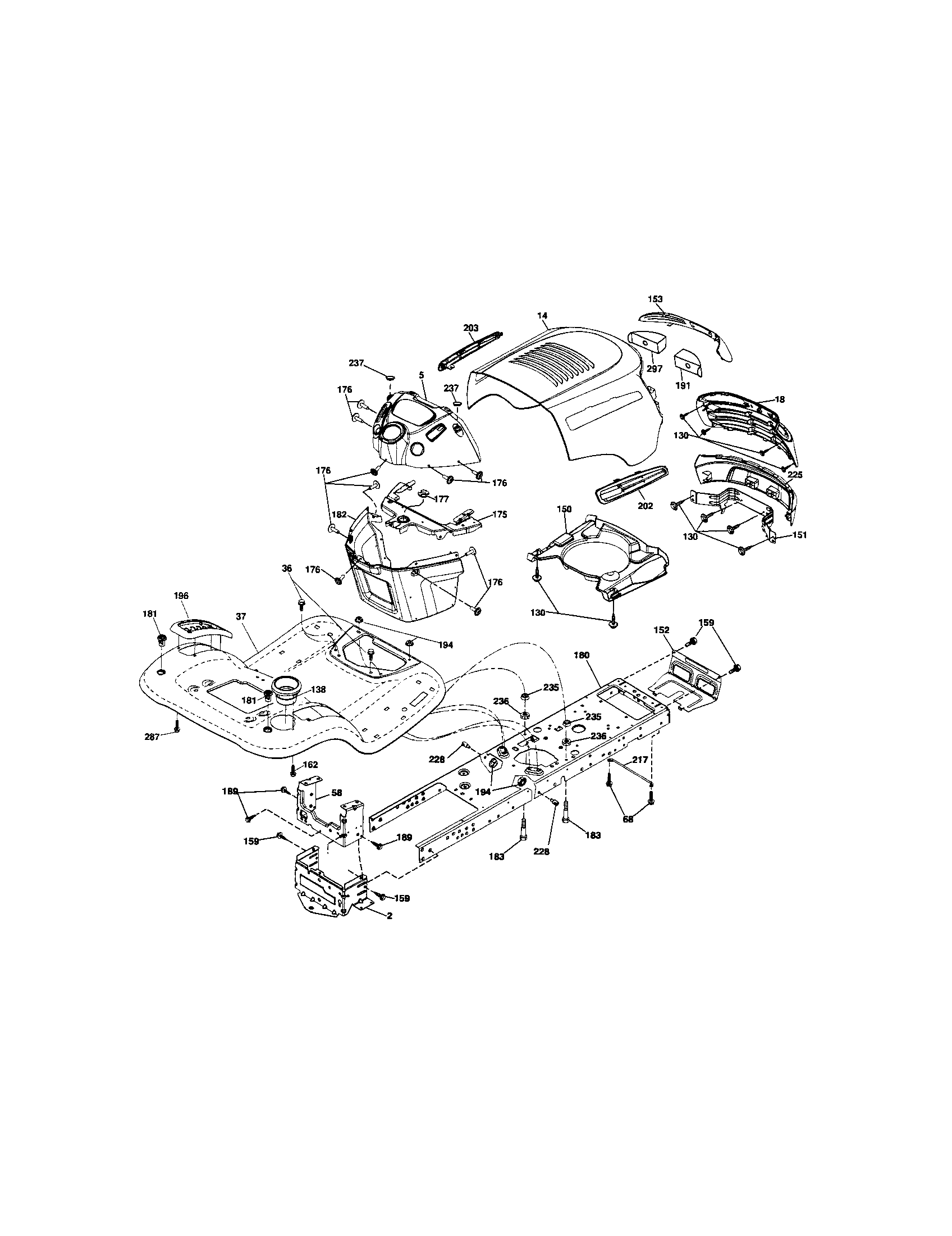 Craftsman 917289073 chassis diagram