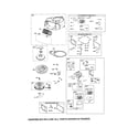 Ariens A19BA42 (96046001001) blower housing/carburetor diagram