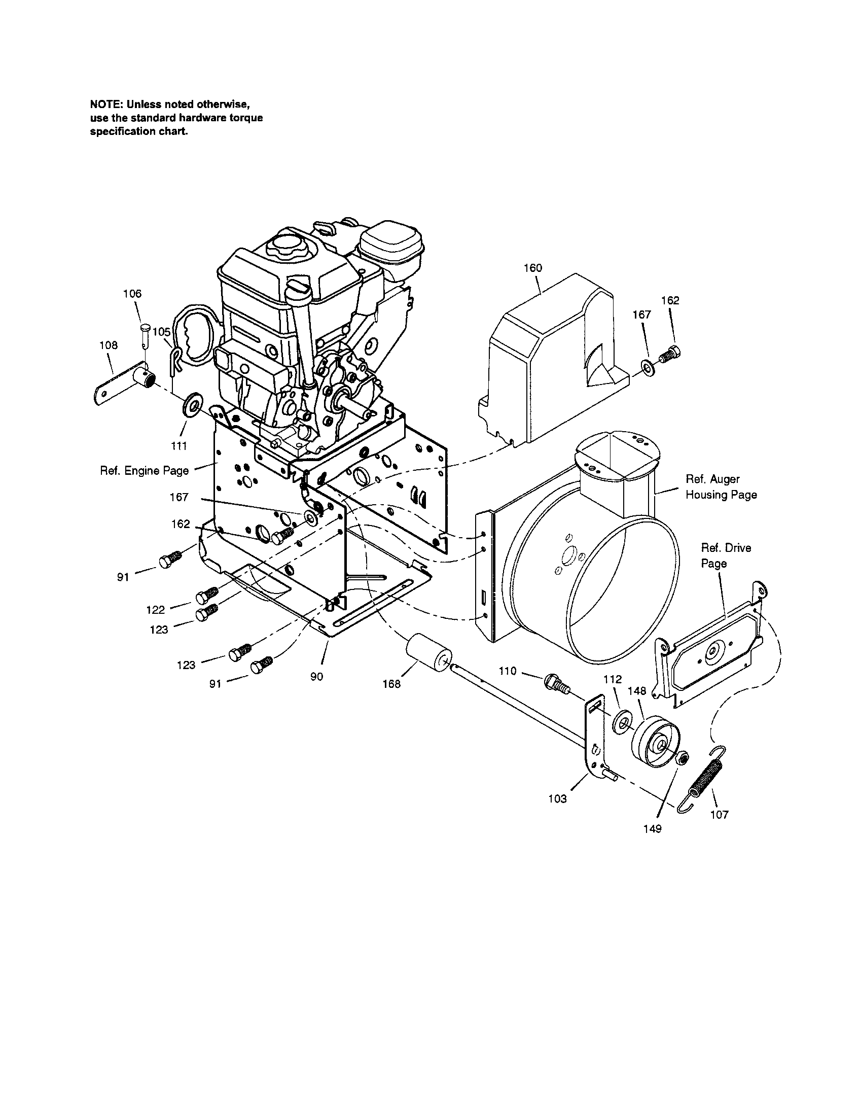 Craftsman 107889650 frame diagram
