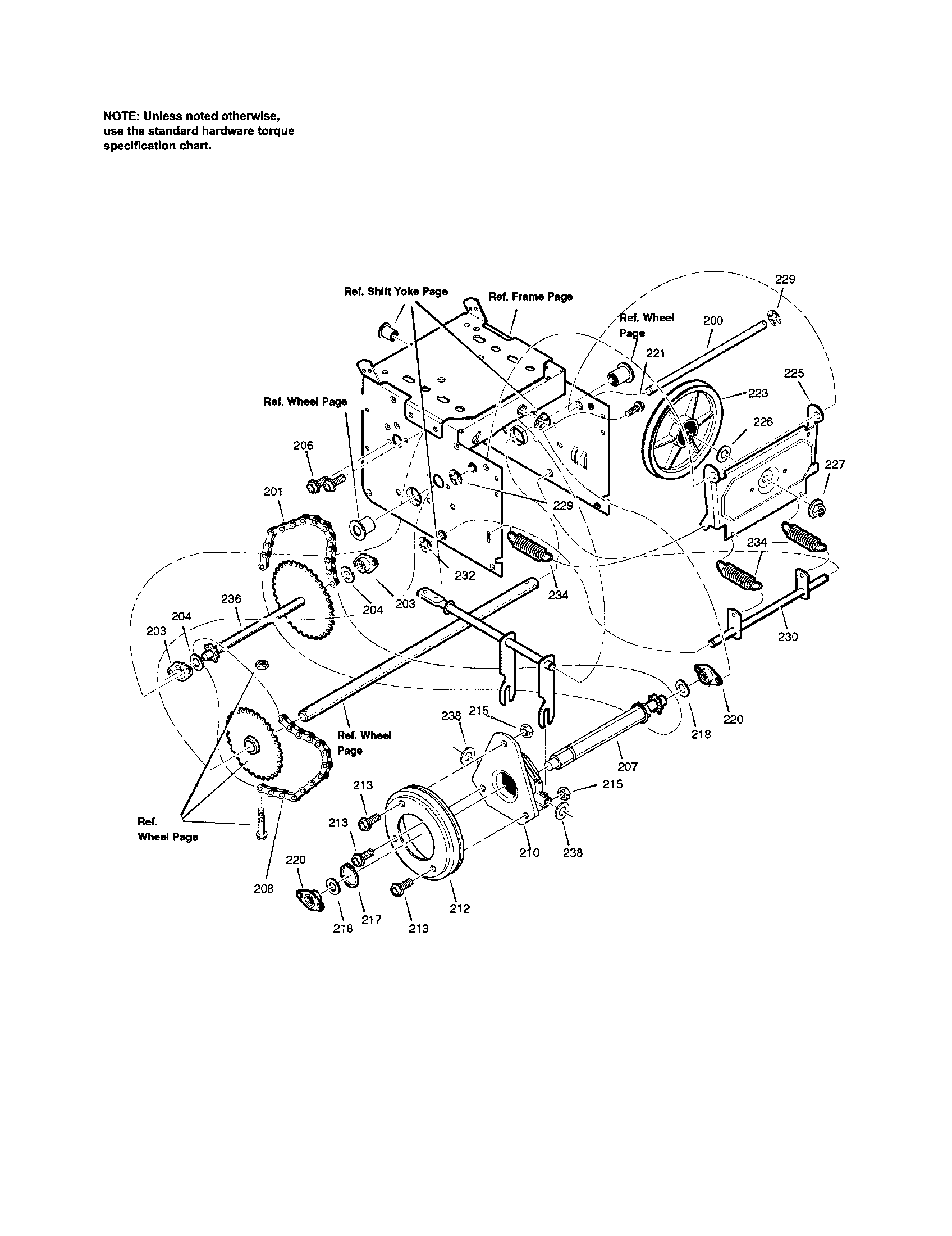 Craftsman 107889650 drive diagram