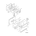 Frigidaire FES355CCTI door diagram