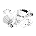 Craftsman 917376406 drive control/gear case/wheels diagram