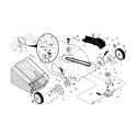 Craftsman 917376543 drive control/gear case/wheels diagram