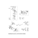Briggs & Stratton 126L02-1424-F1 carburetor/fuel tank/muffler diagram