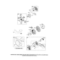 Craftsman 580323610 rewind starter/blower housing diagram