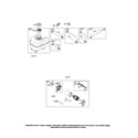 Briggs & Stratton 204312-0529 motor starter/fuel tank diagram