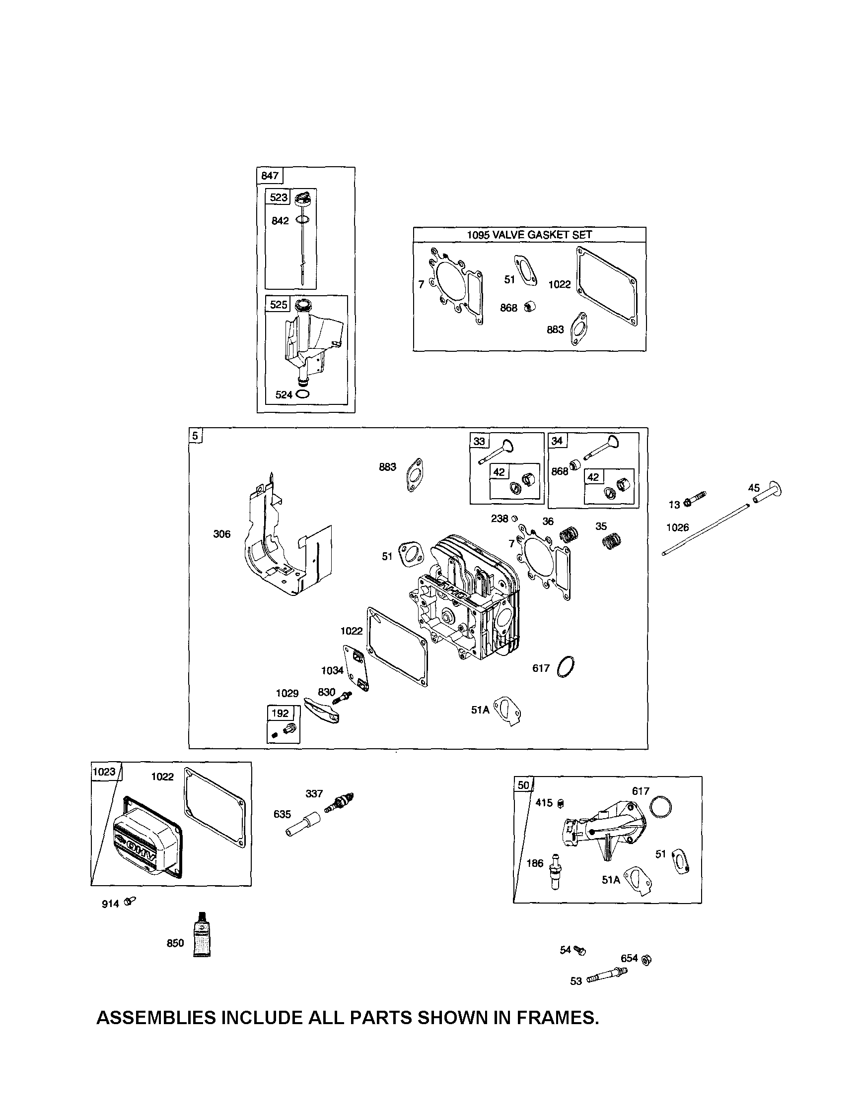 MTD 13AN771S299 head-cylinder diagram