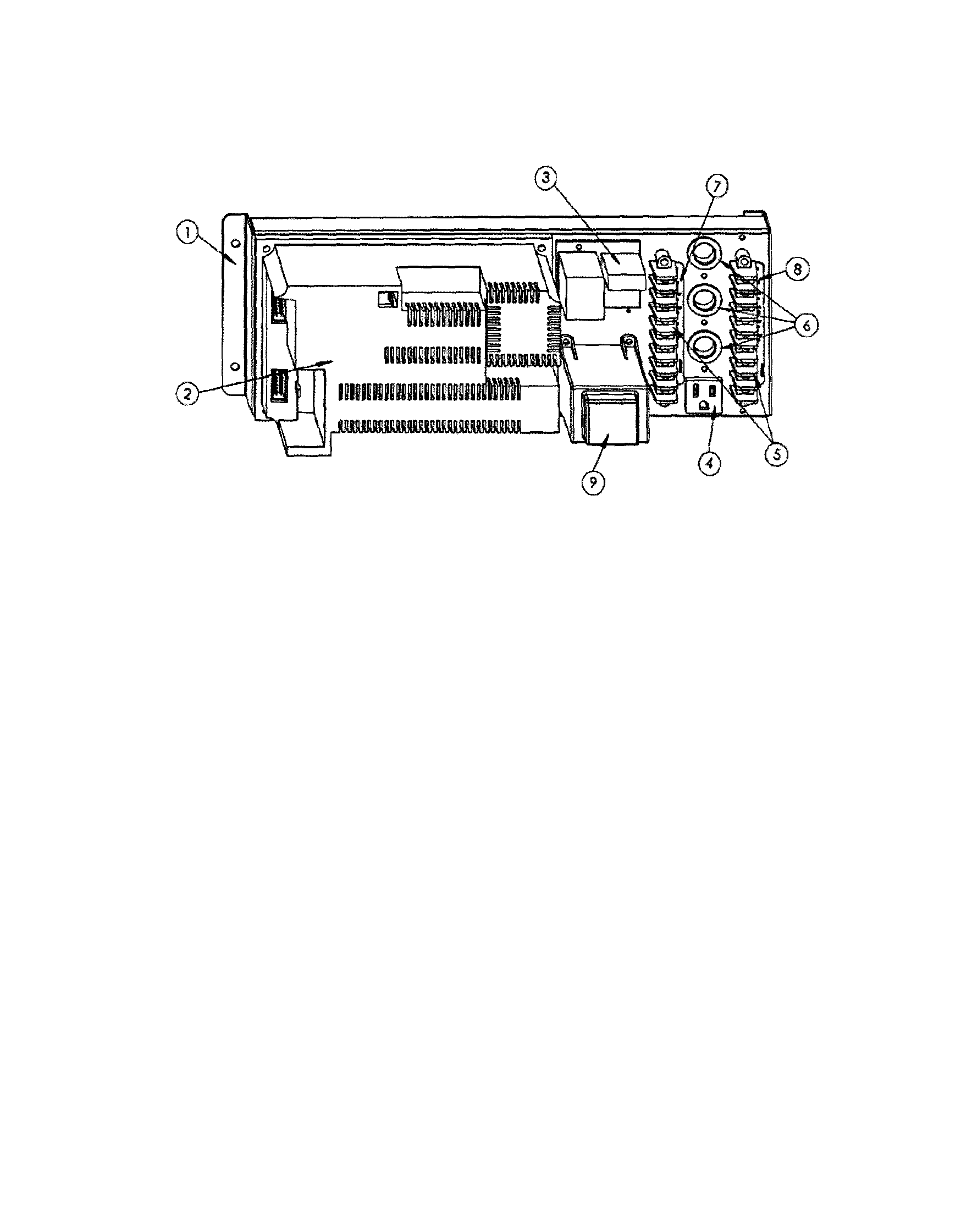 Dunkirk FW95M-200 control panel diagram