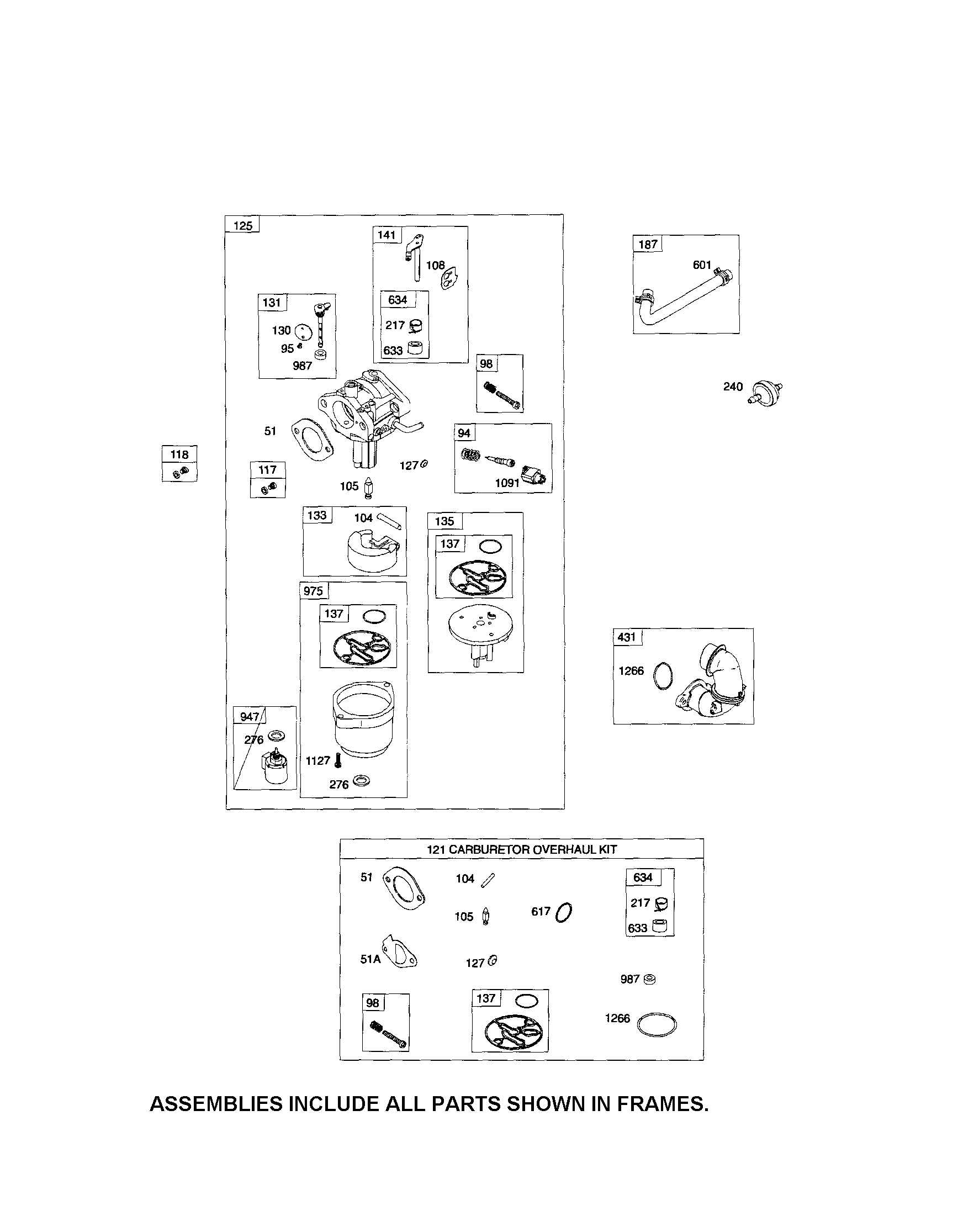 MTD 13AL79SS099 carburetor diagram