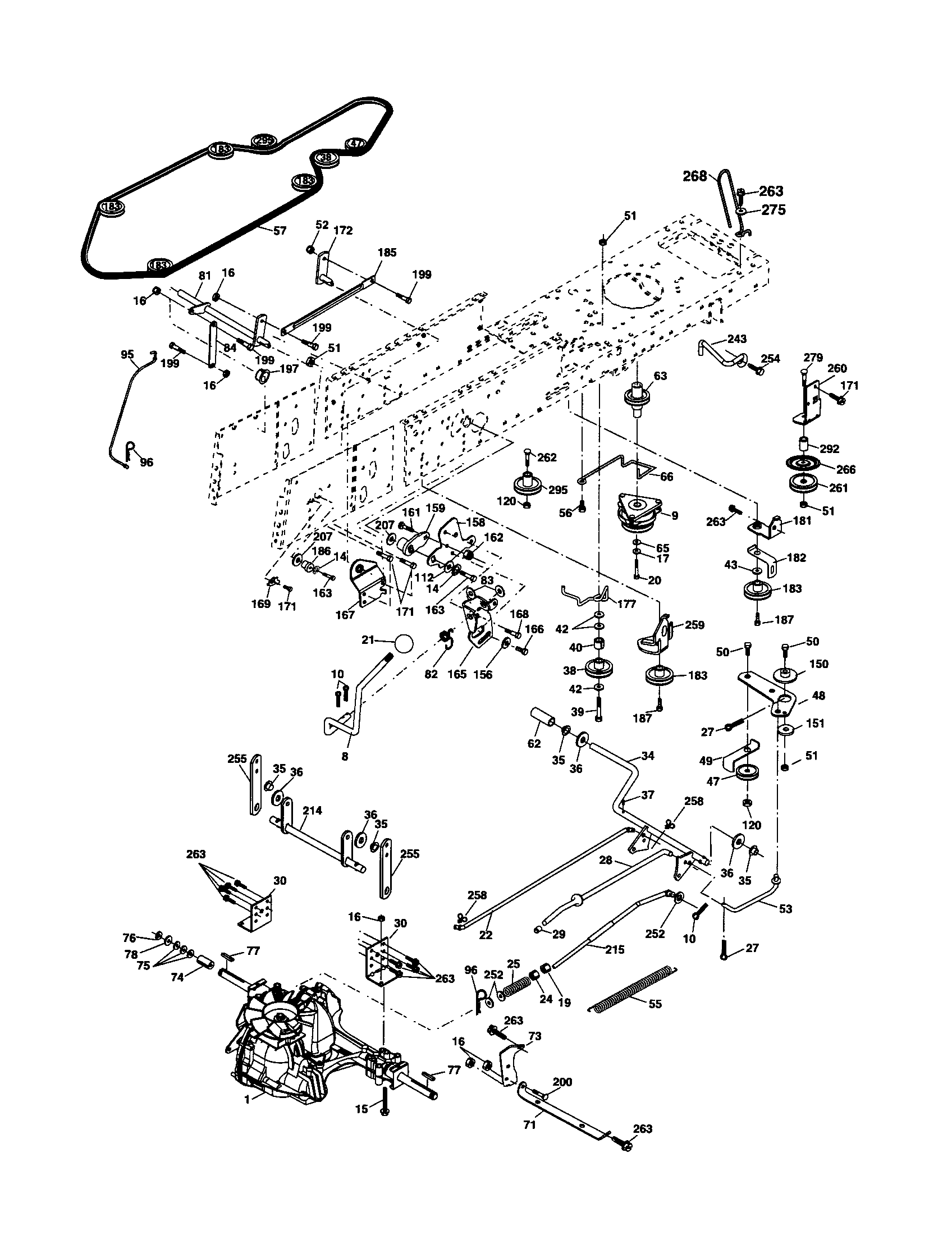 Craftsman 917253151 drive diagram
