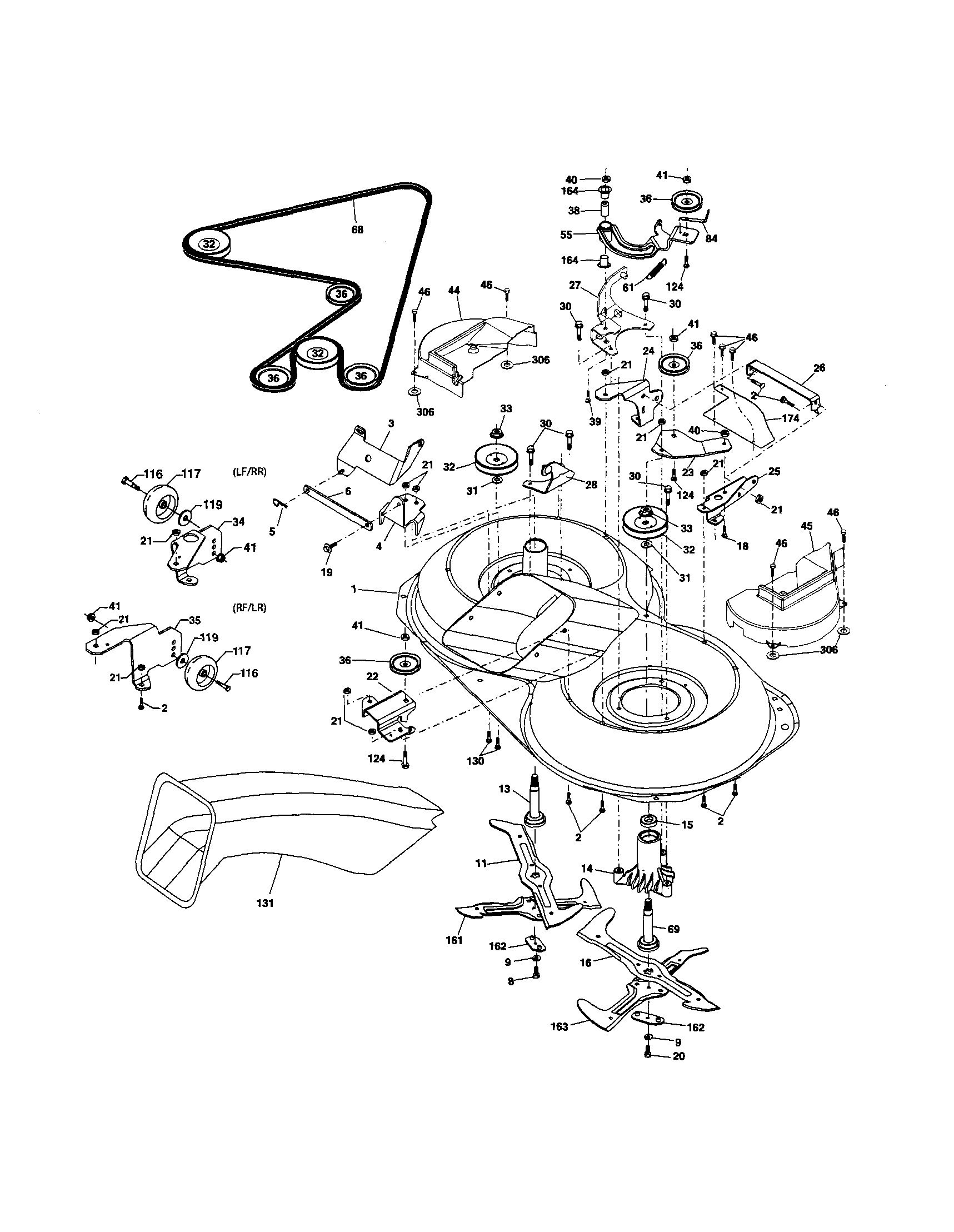 Craftsman 917253151 mower diagram
