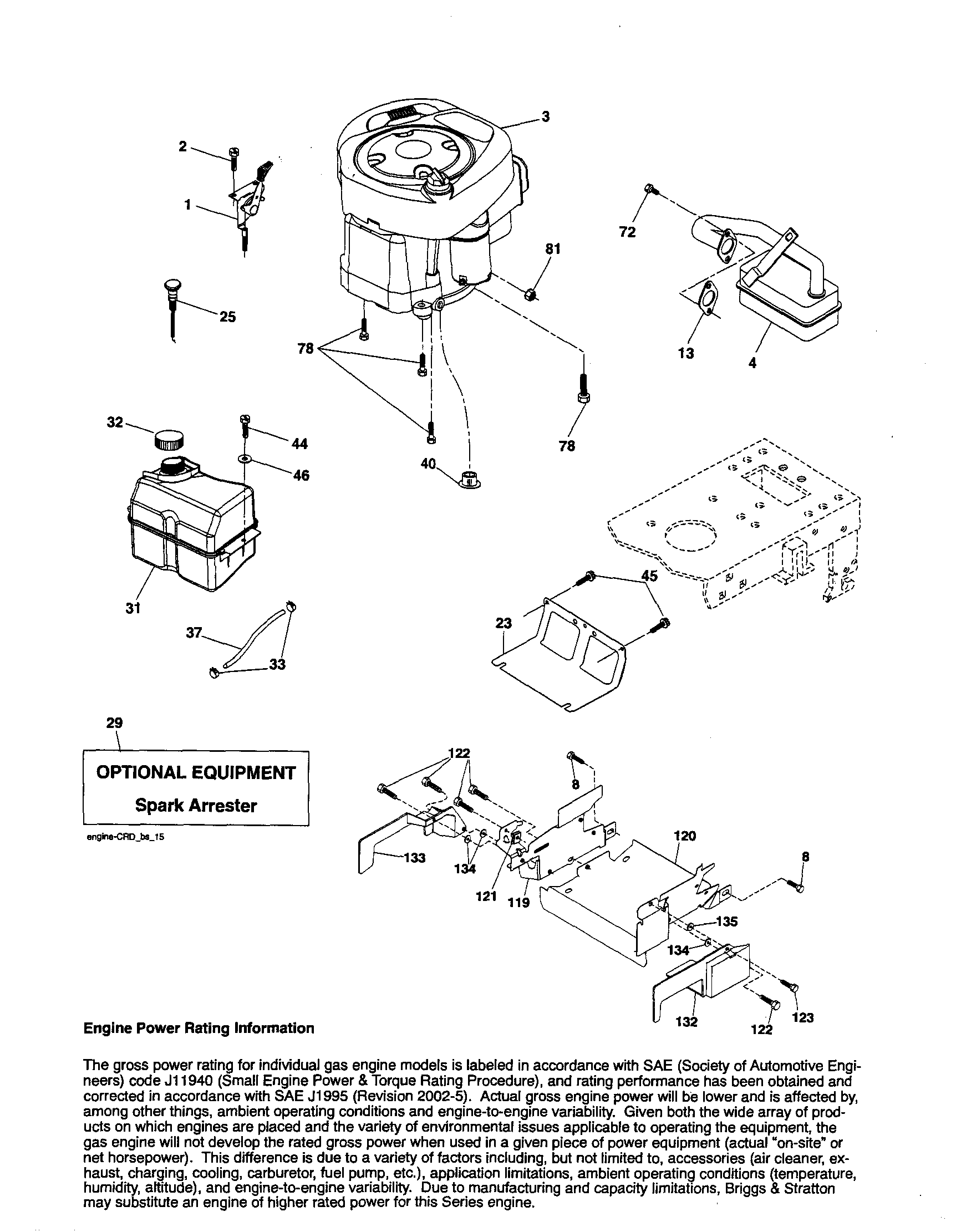 Craftsman 917253160 engine diagram