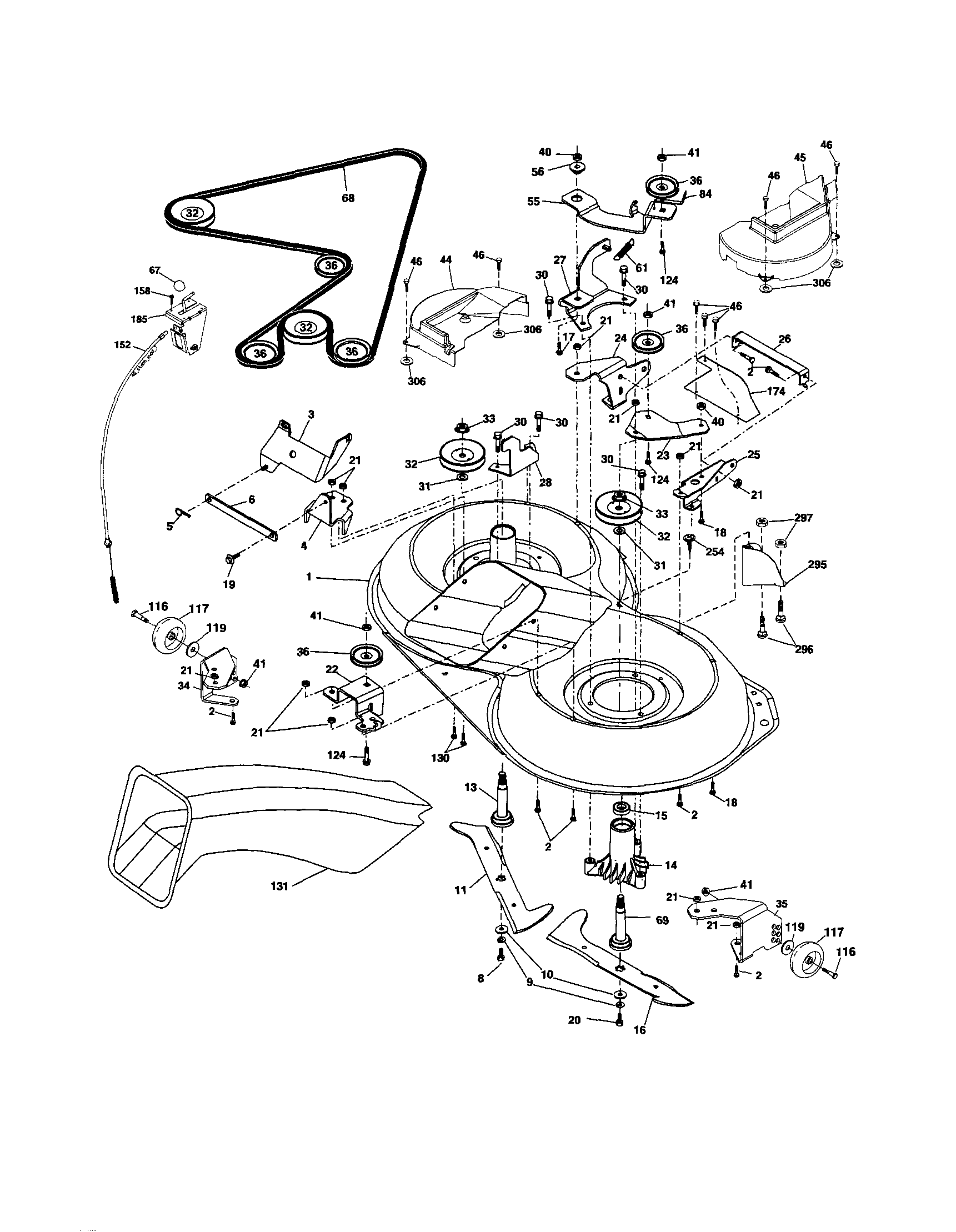 Craftsman 917253160 mower diagram