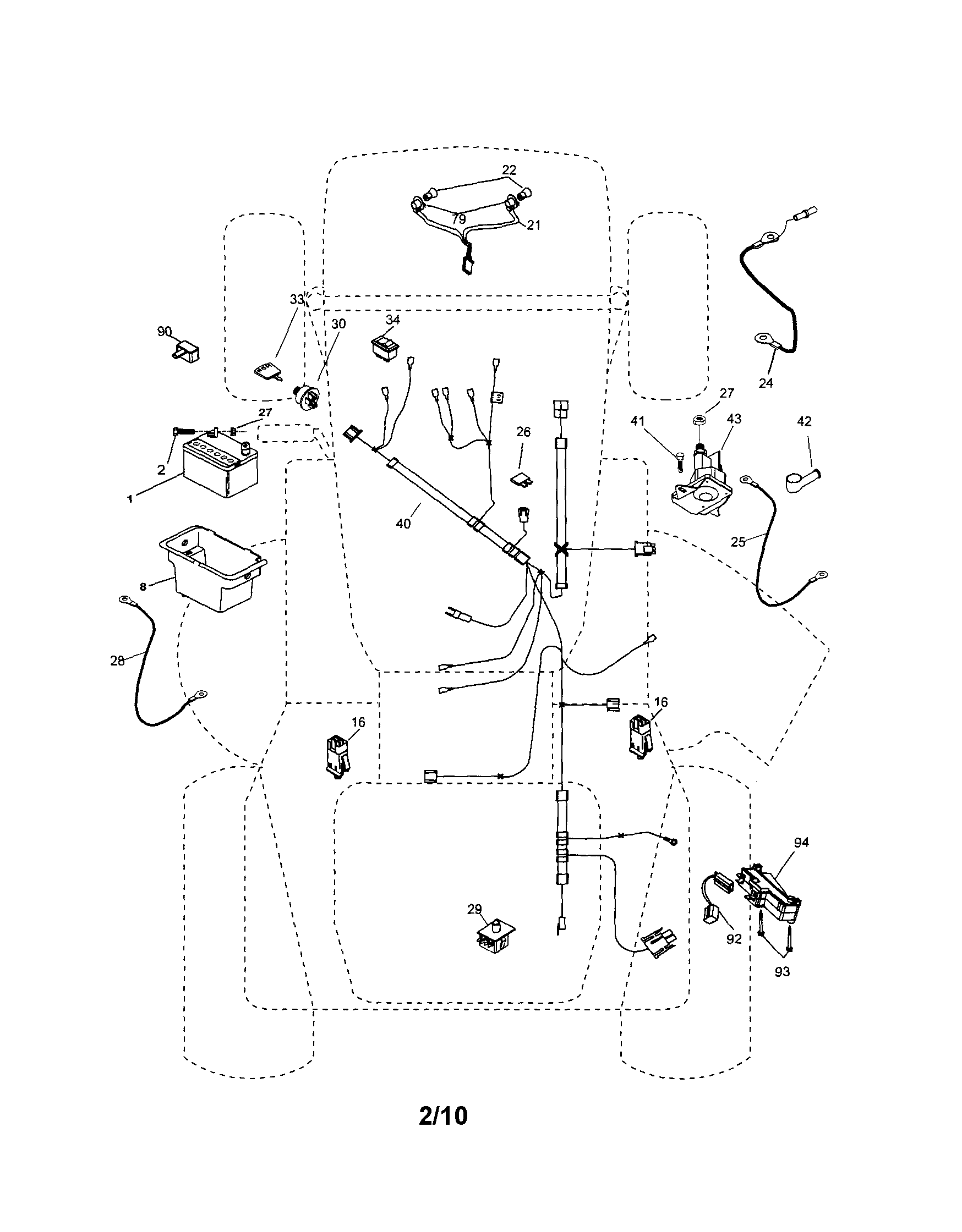 Craftsman 917253621 electrical diagram