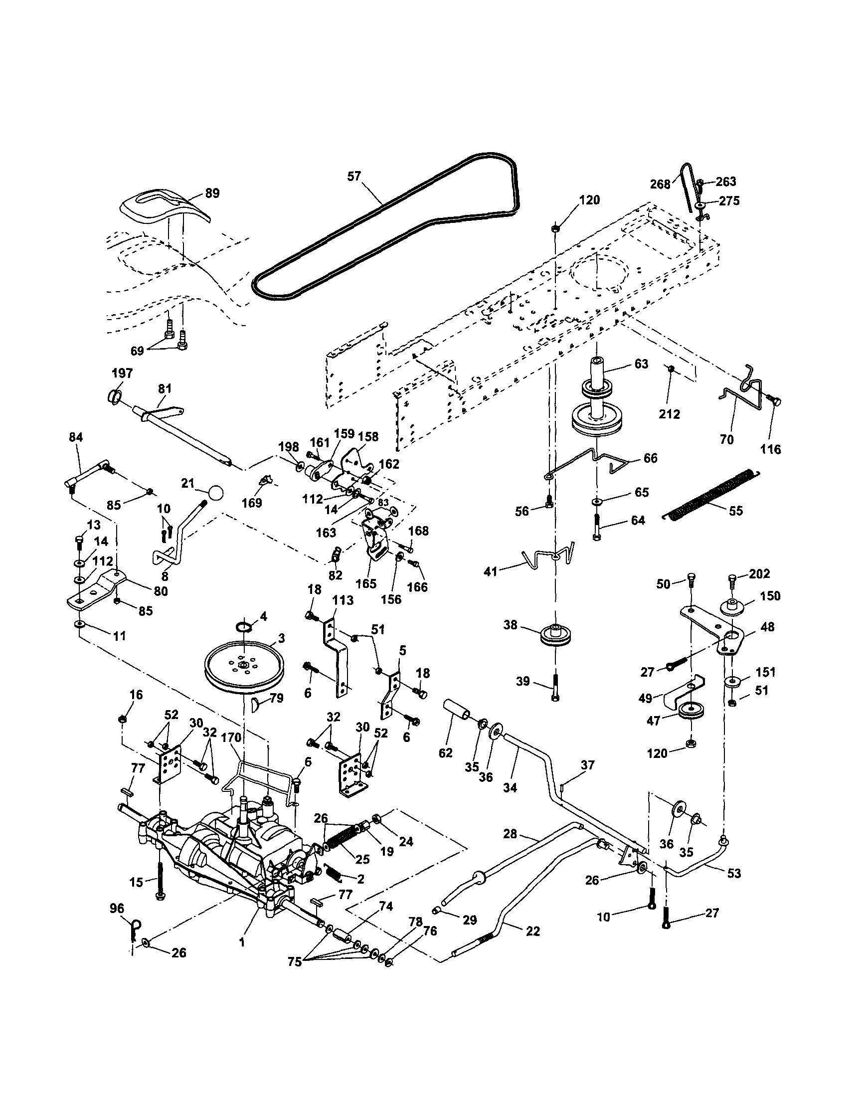 Craftsman 917253621 drive diagram