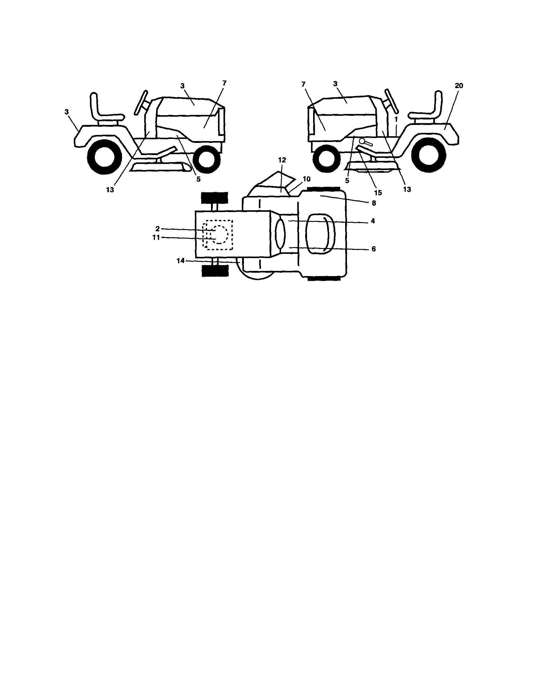 Craftsman 917253621 decals diagram