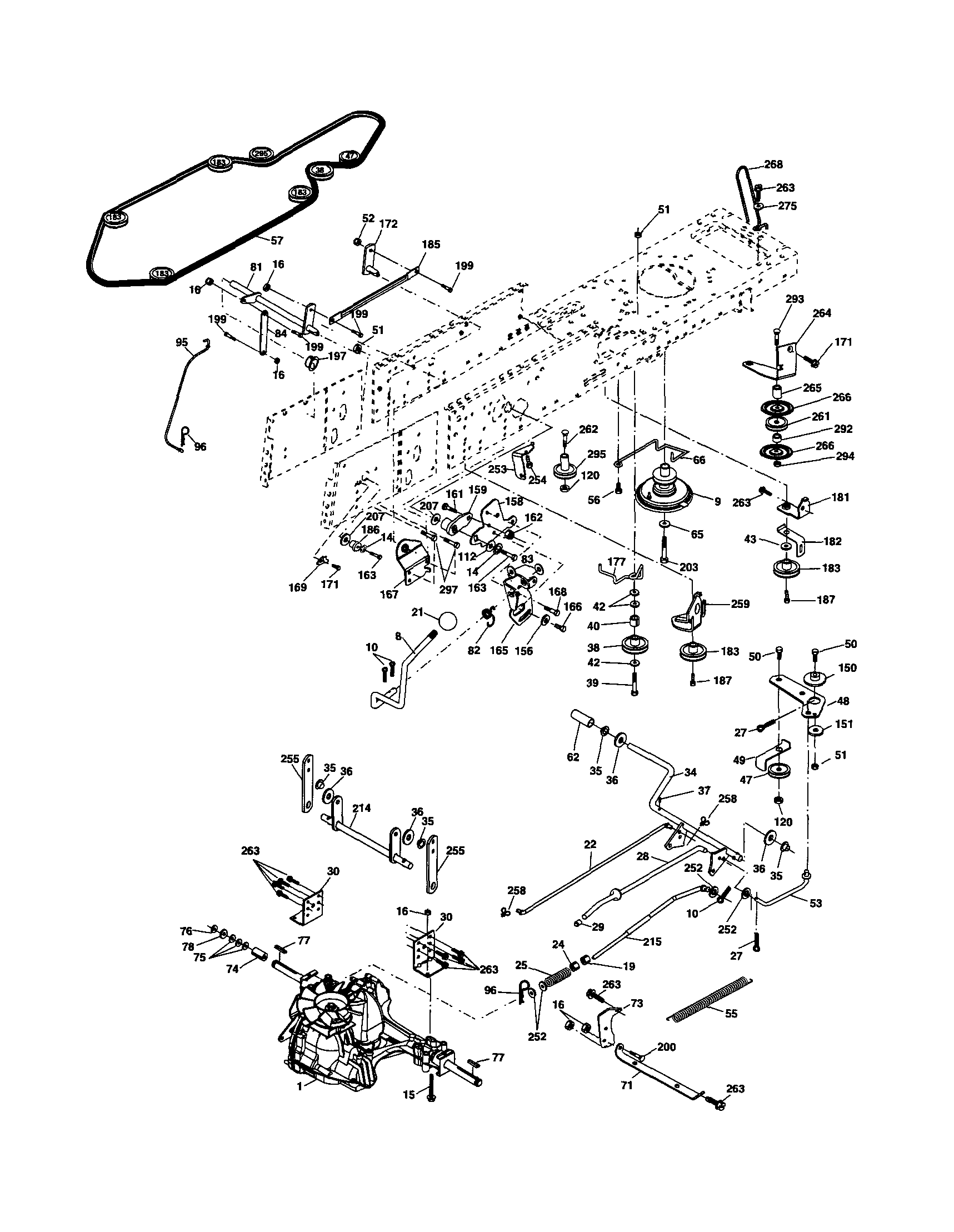 Craftsman 917253750 drive diagram