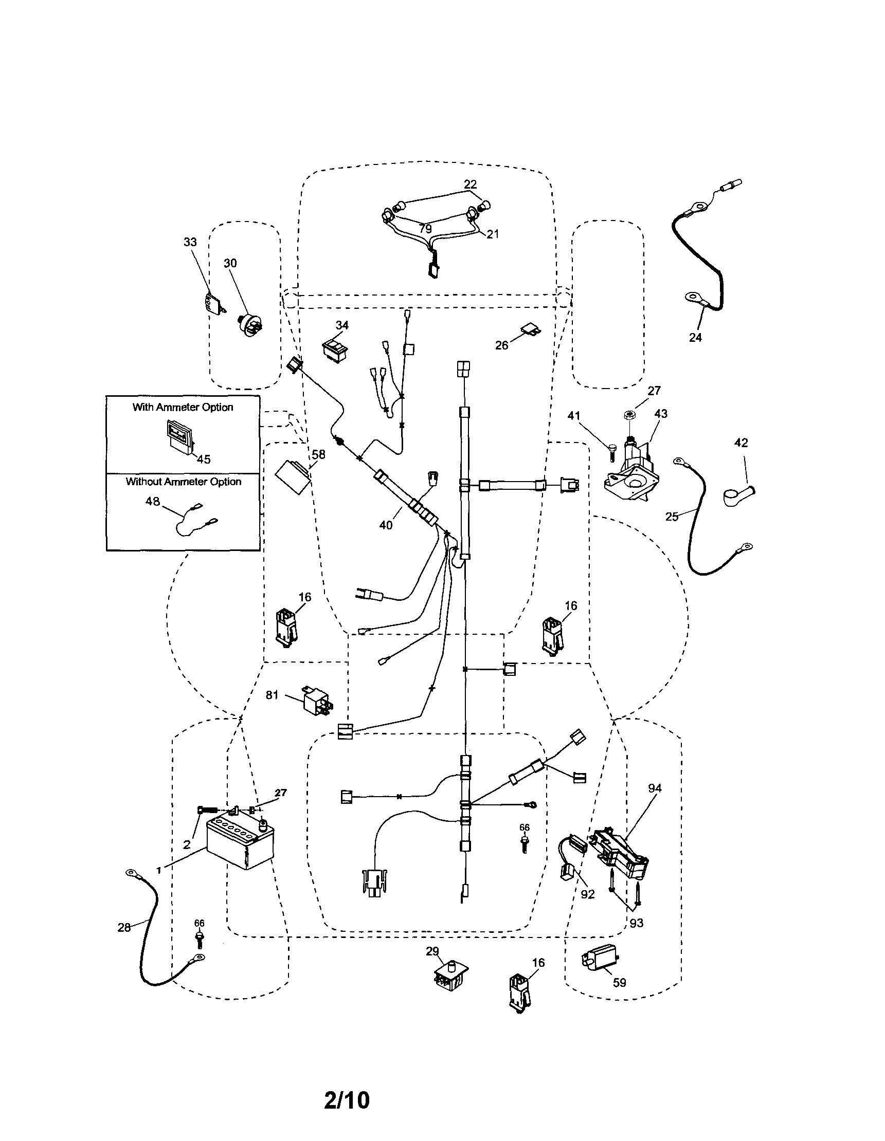 Craftsman 917253800 electrical diagram