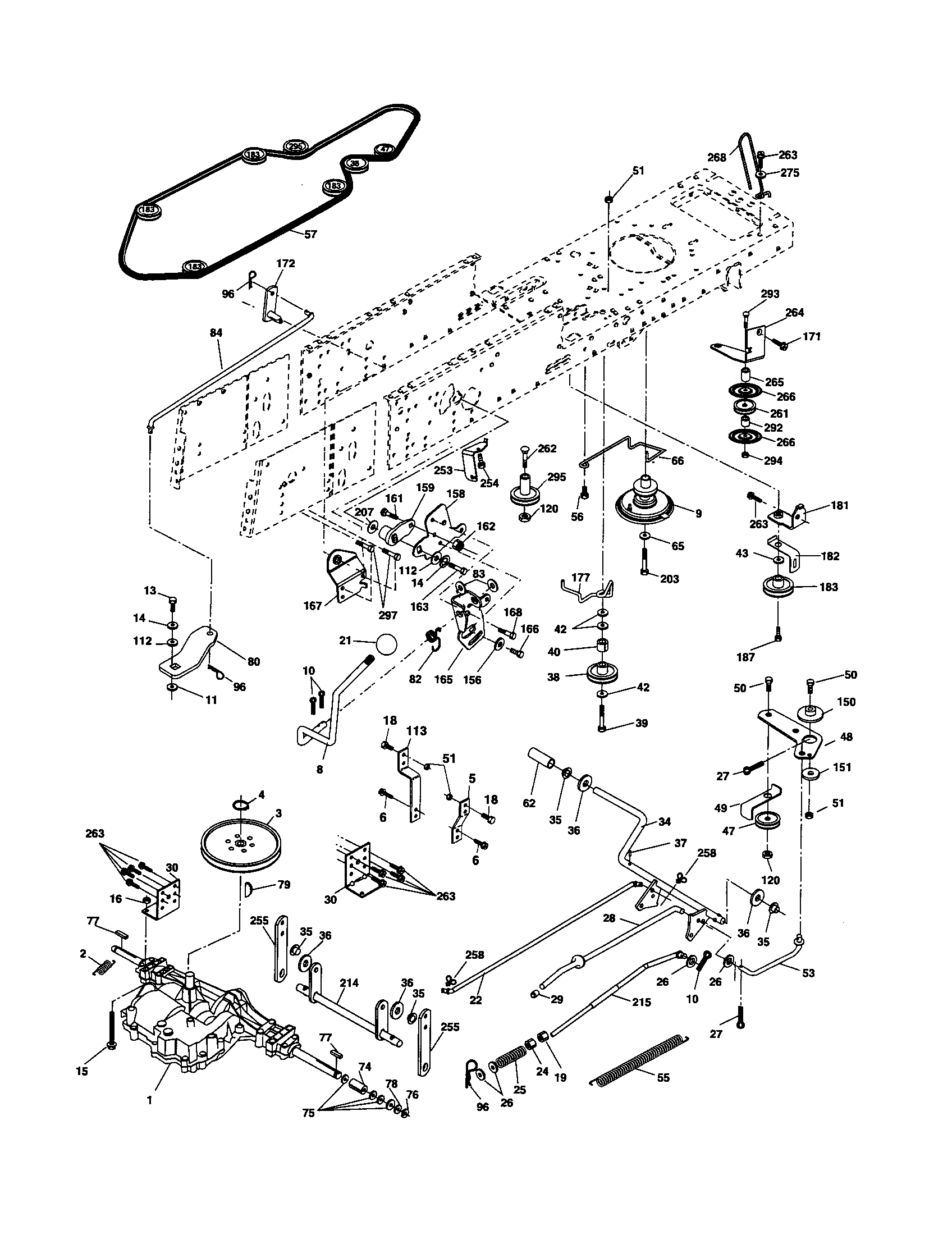 Craftsman 917253800 drive diagram