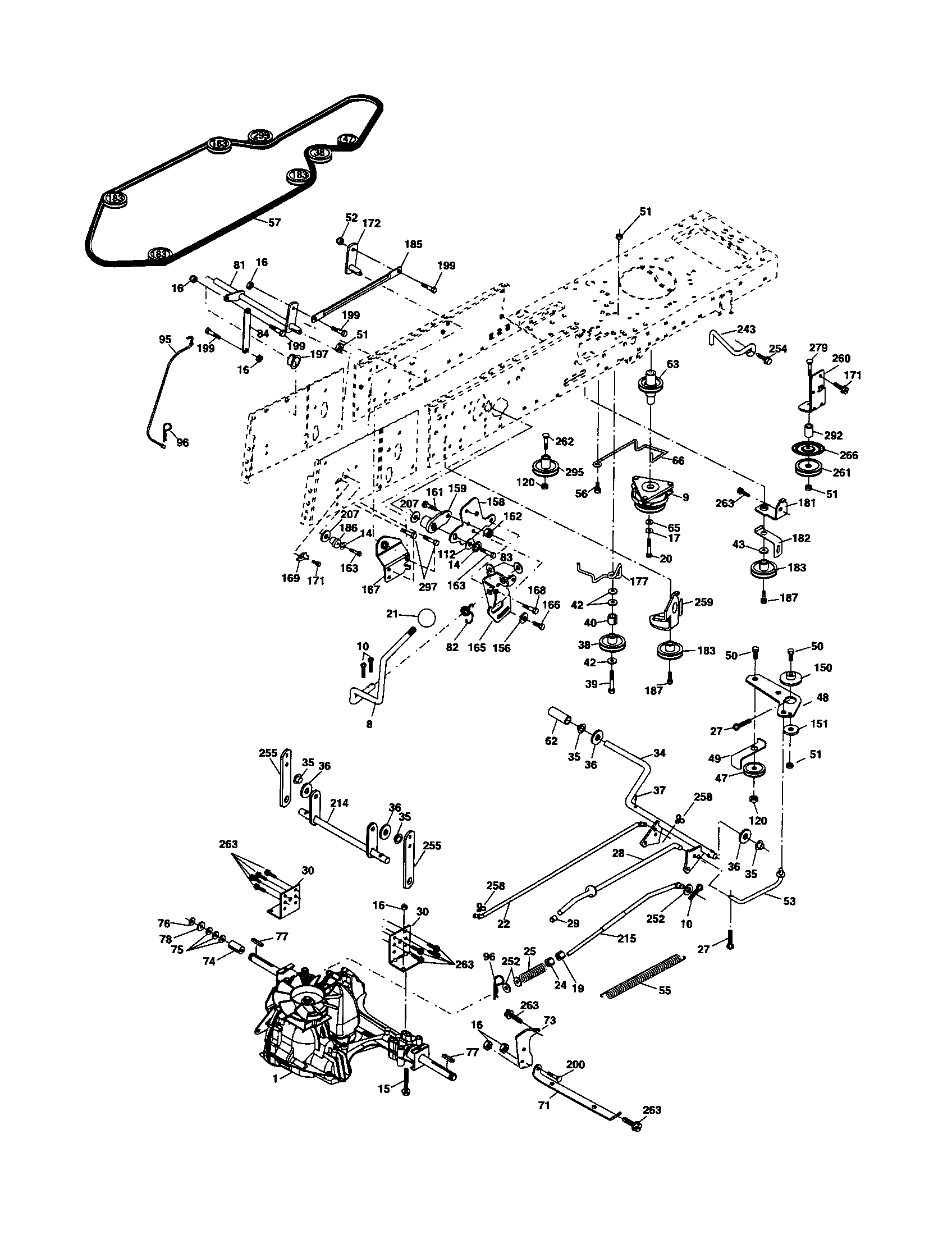 Craftsman 917254090 drive diagram