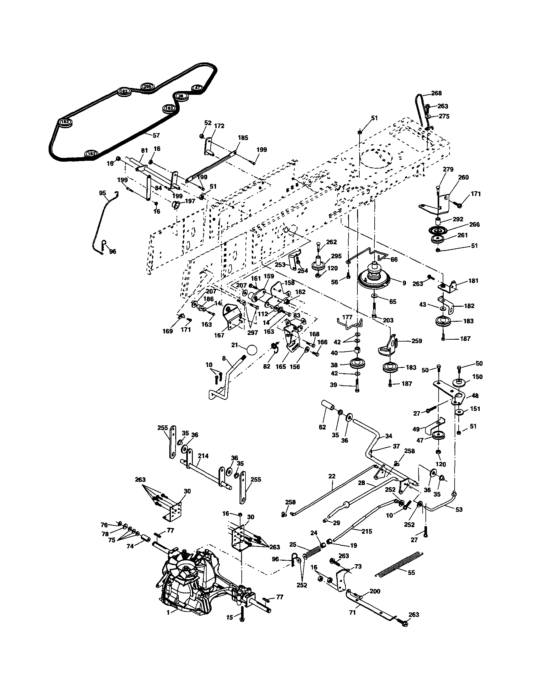 Craftsman 917254120 drive diagram