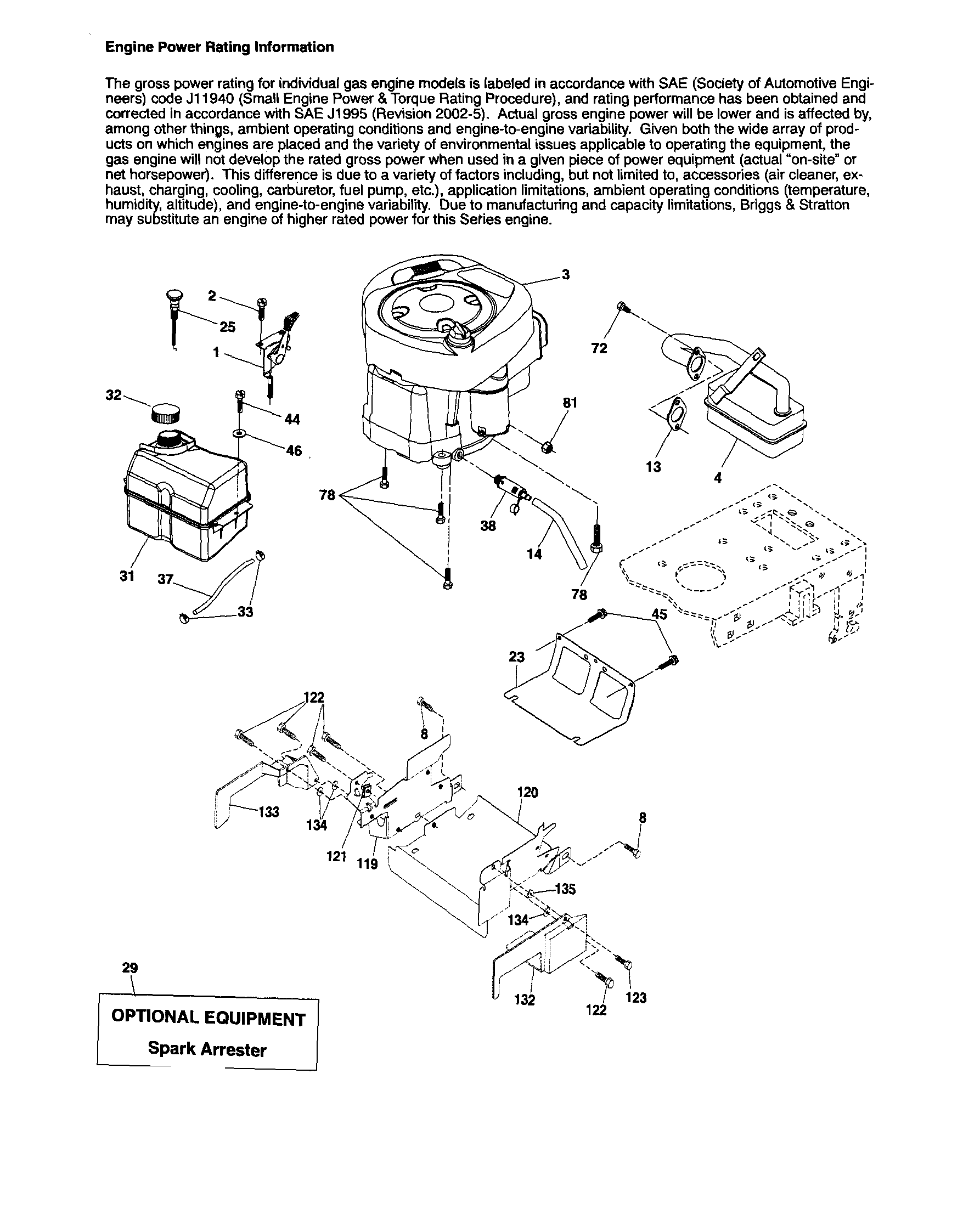 Craftsman 917254120 engine diagram