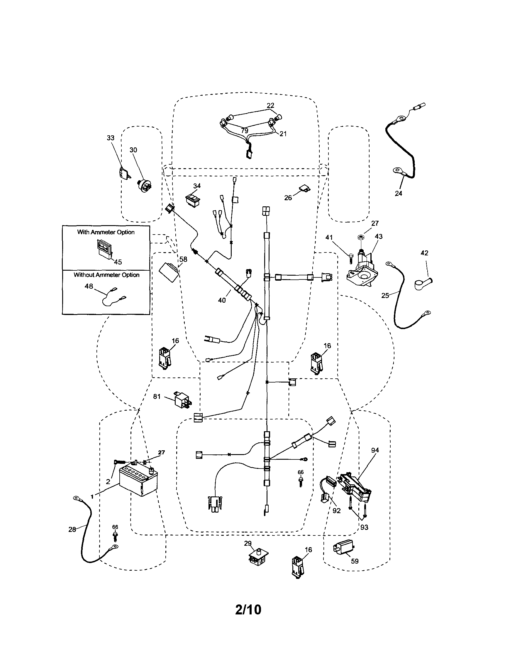 Craftsman 917254121 electrical diagram