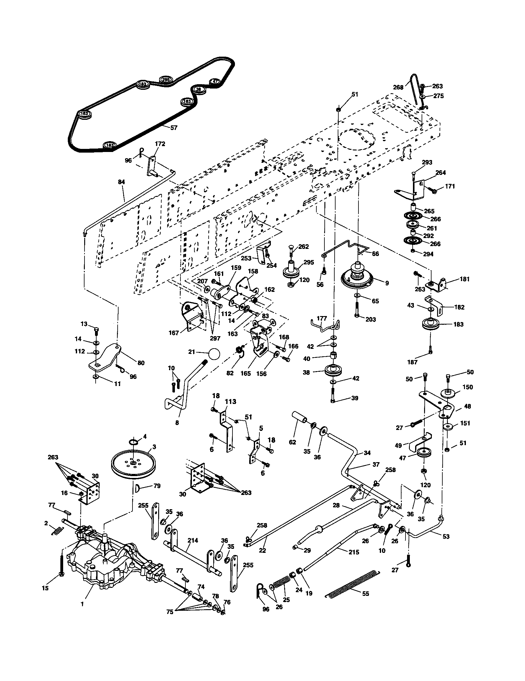 Craftsman 917254121 drive diagram