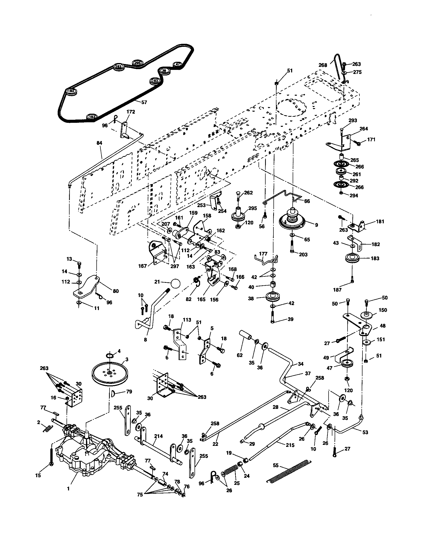 Craftsman 917254150 drive diagram
